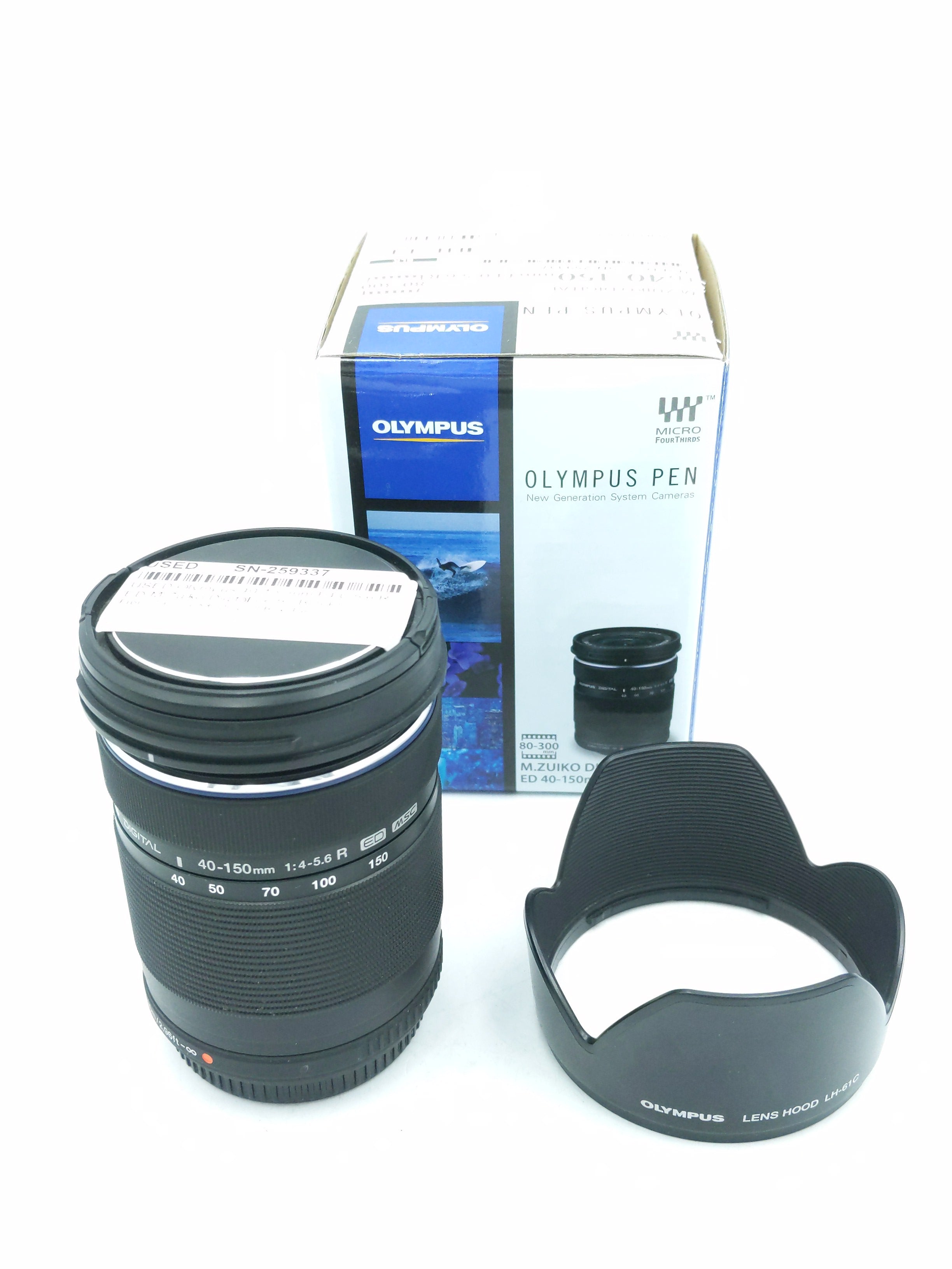 USED Olympus 40-150mm F4.0-5.6 R ED M.Zuiko Digital Lens (Black)