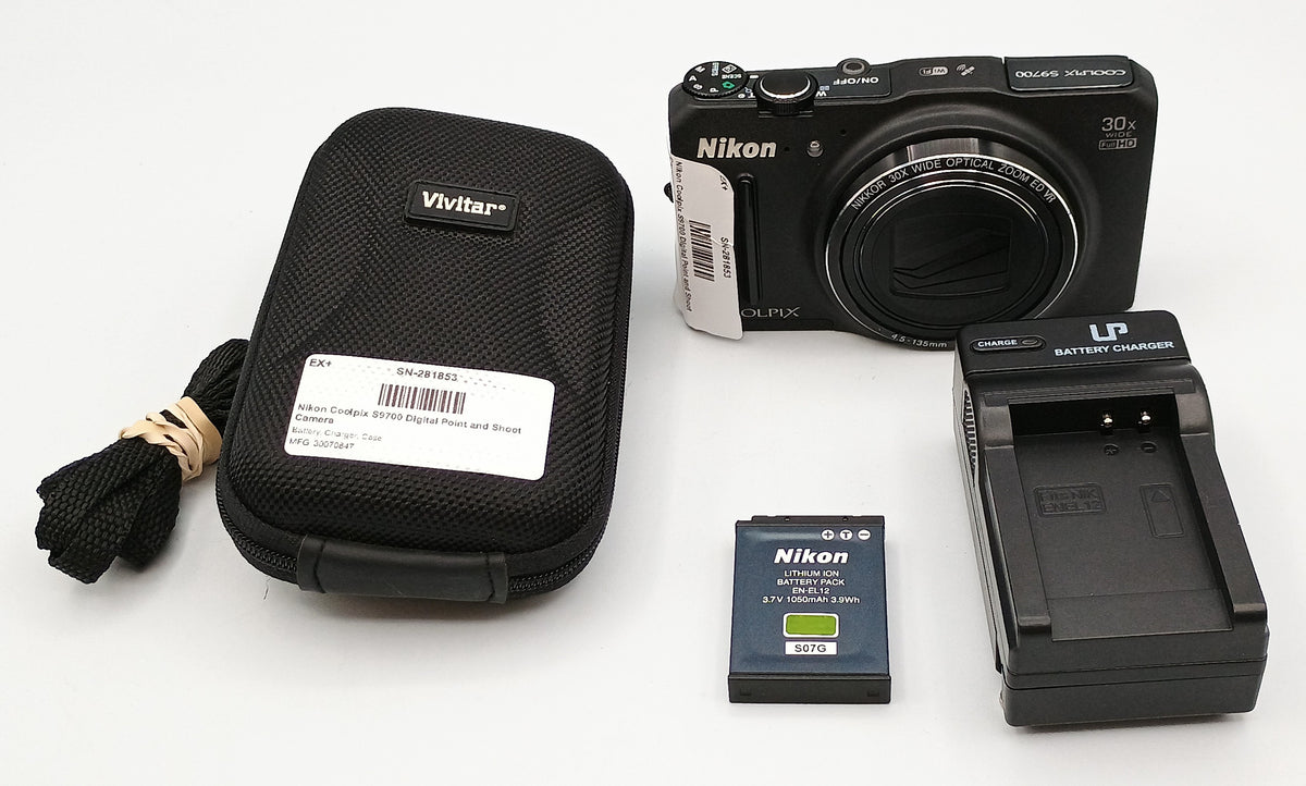 Nikon Coolpix S9700 Digital Point and Shoot Camera