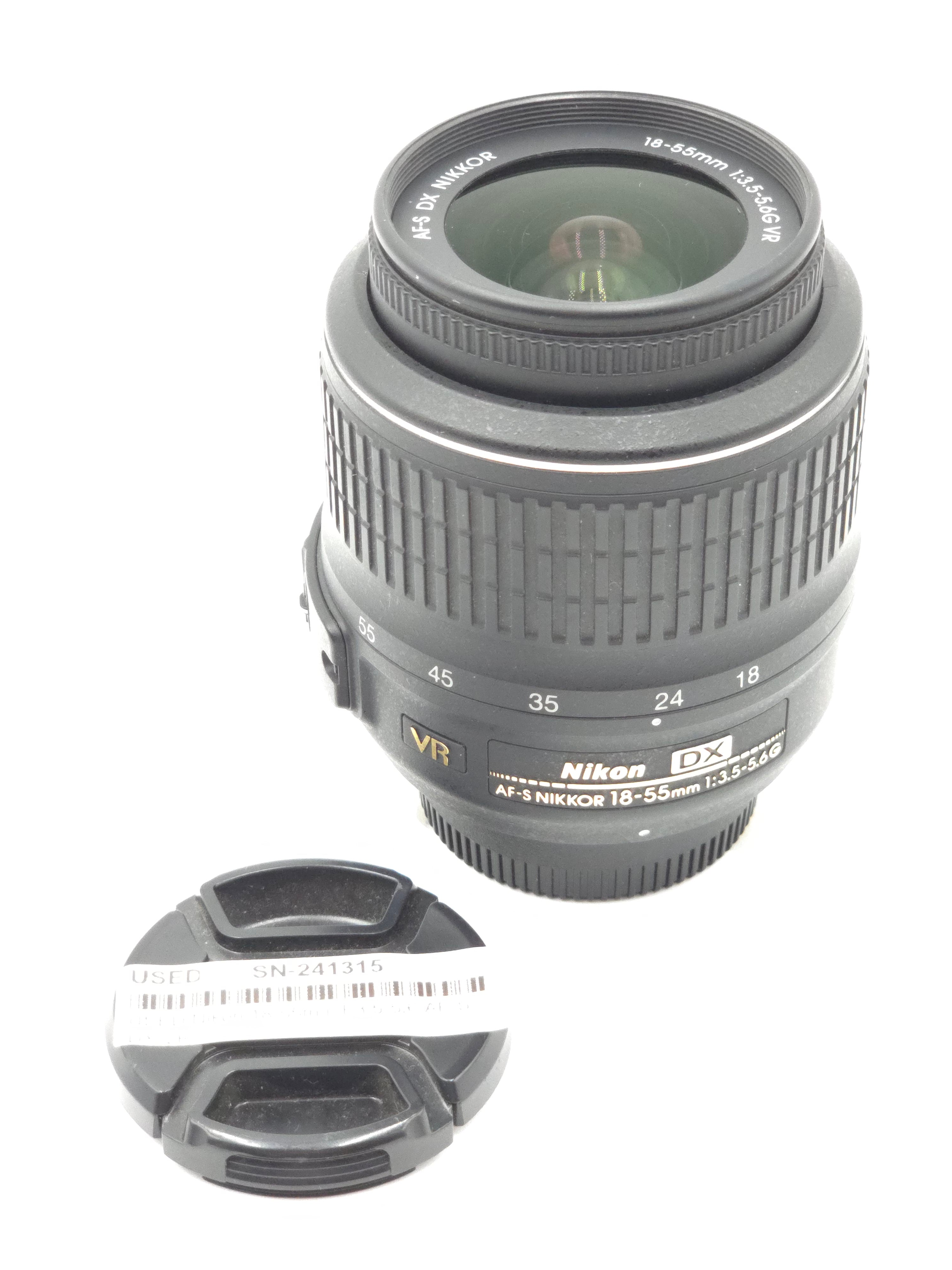 USED Nikon 18-55mm F3.5-5.6 AF-S DX VR