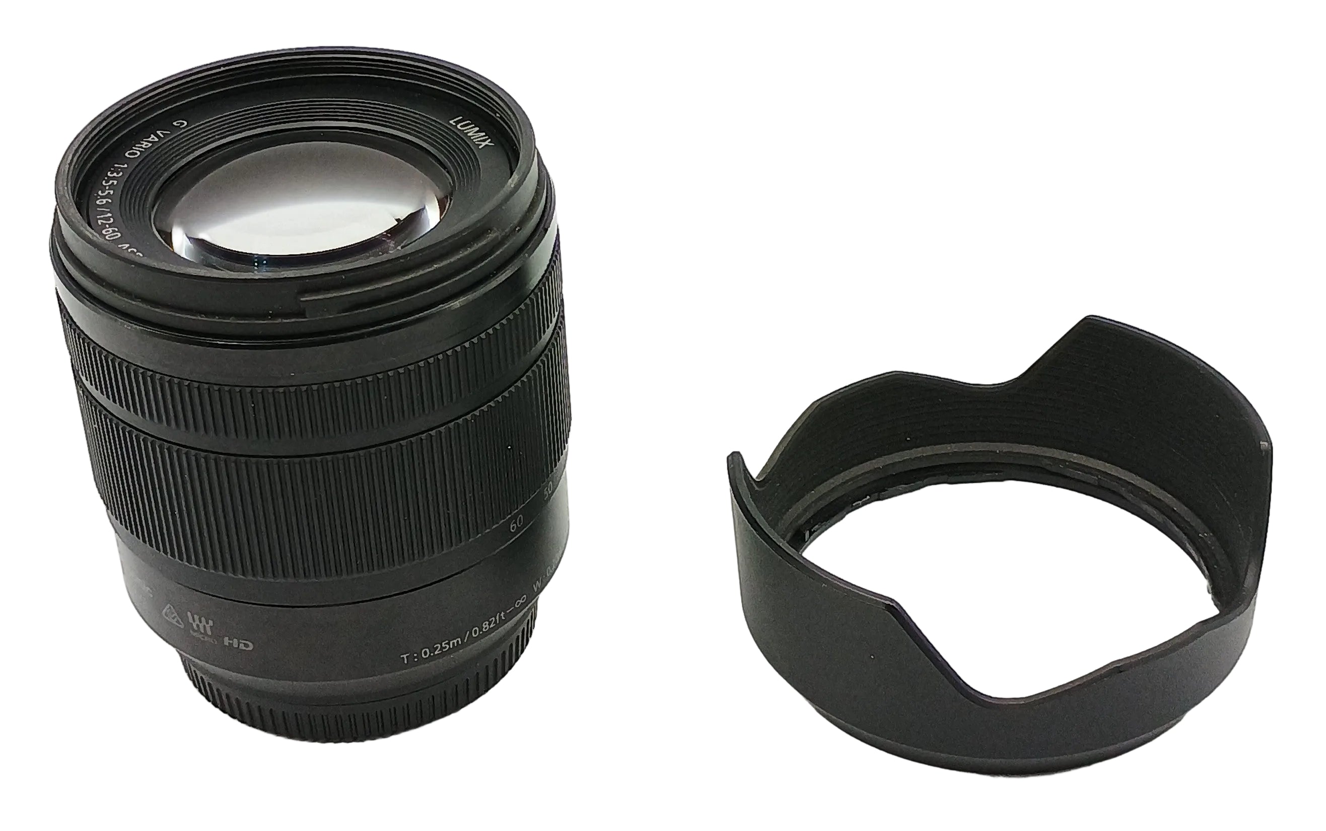 USED Panasonic 12-60mm f/3.5-5.6 Lumix G Vario ASPH. POWER O.I.S. Lens