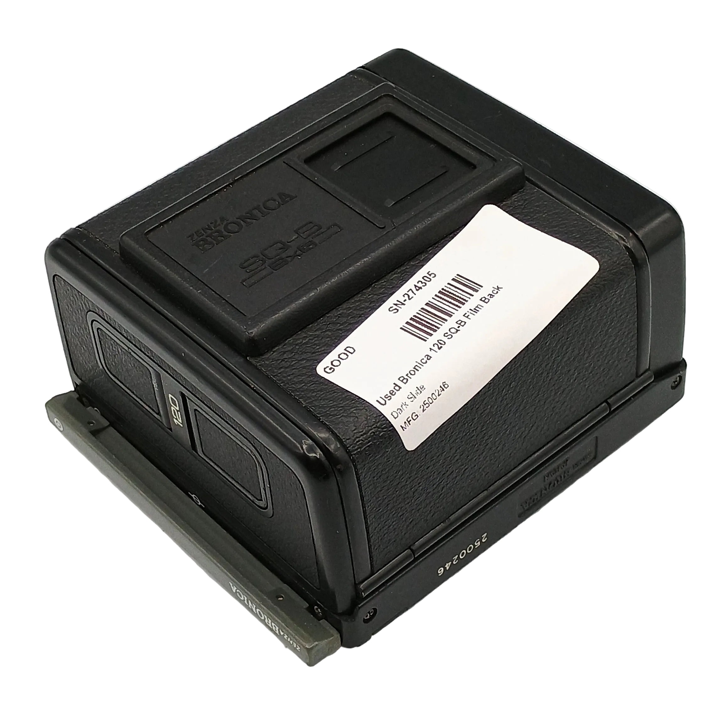 Used Bronica 120 SQ-B Film Back