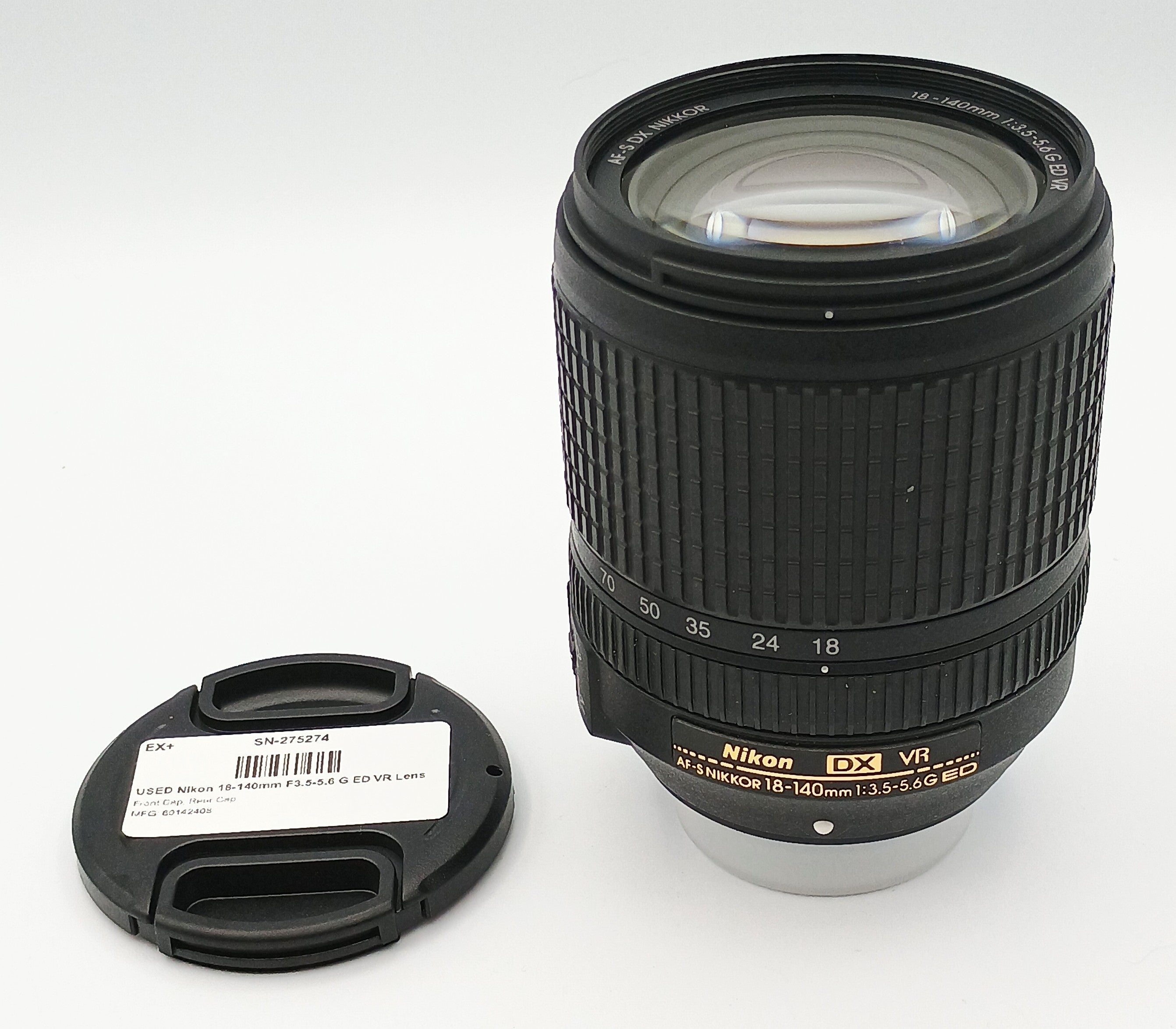 USED Nikon 18-140mm F3.5-5.6 G ED VR Lens