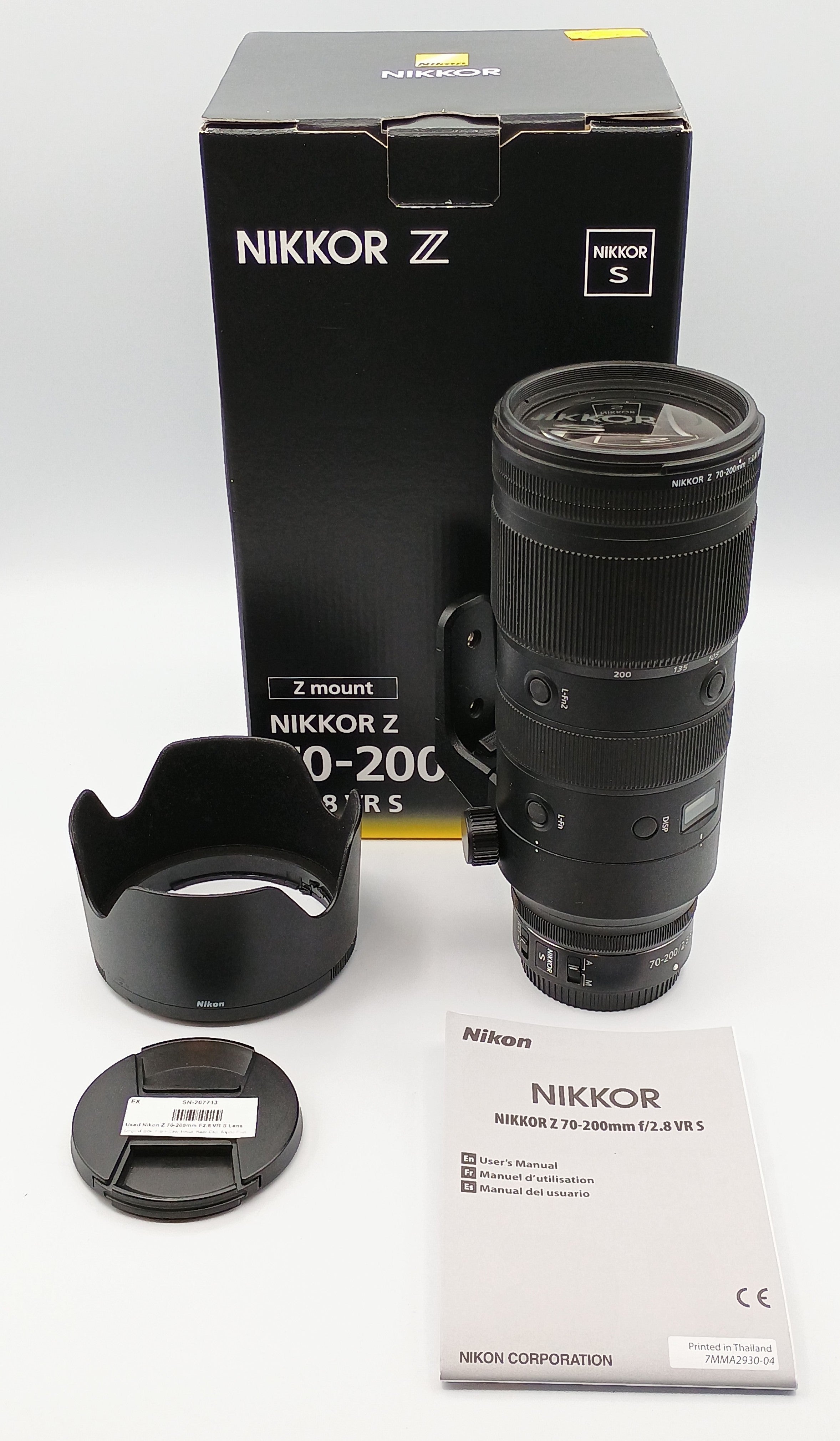 Used Nikon Z 70-200mm F2.8 VR S Lens