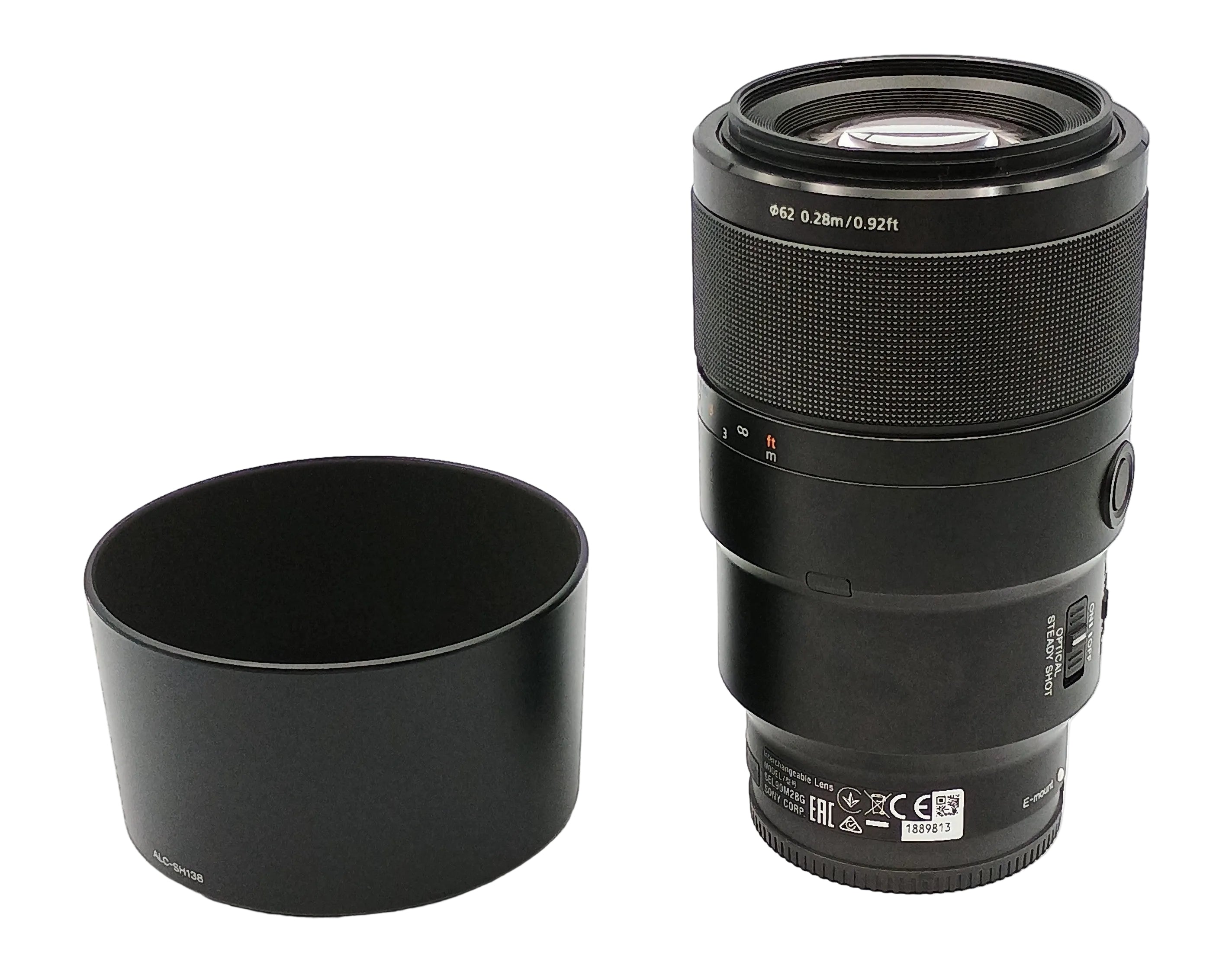 USED Sony 90mm F2.8 FE Macro G OSS Lens (Full Frame E-Mount)