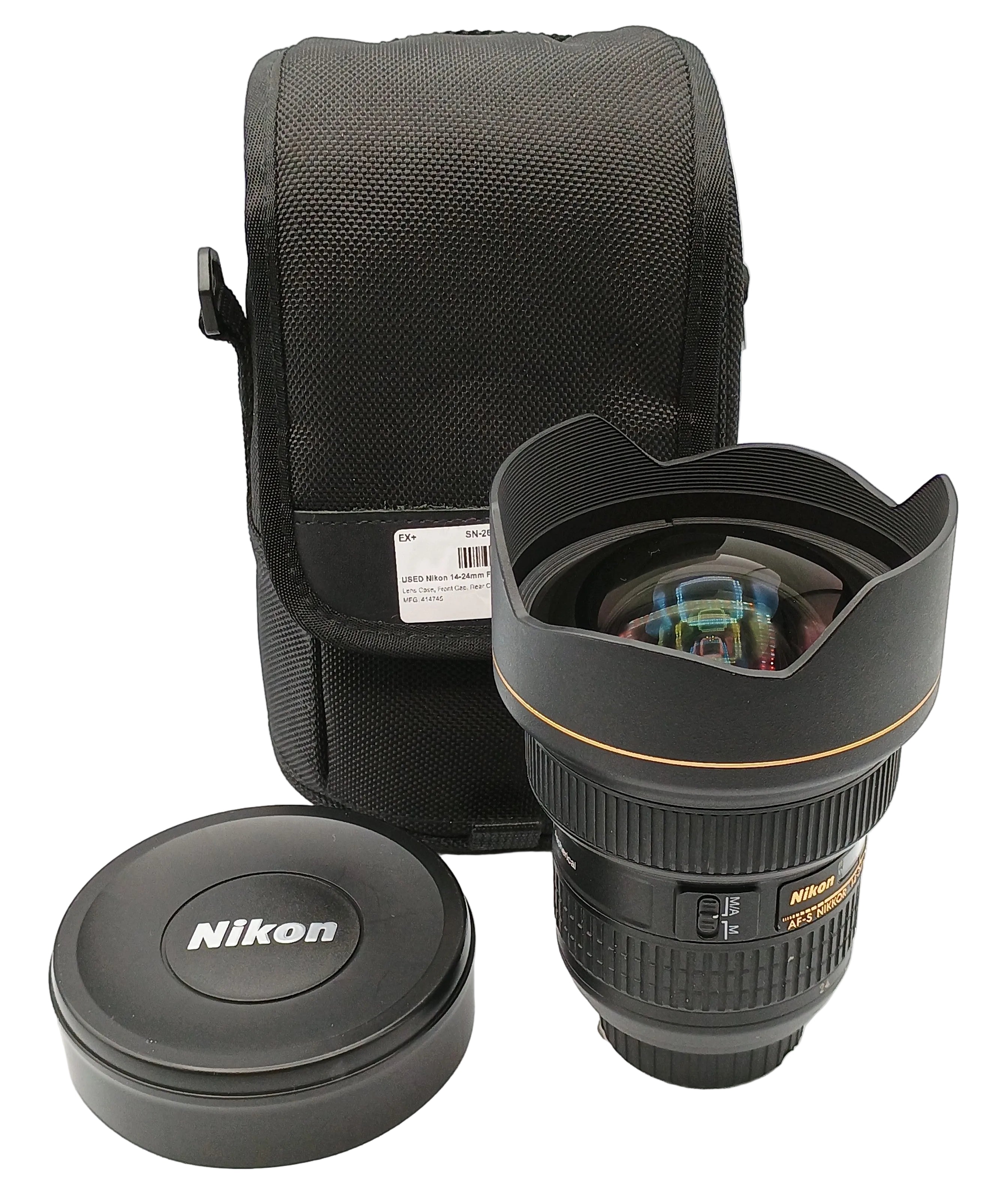 USED Nikon 14-24mm F2.8 G ED AF-S Lens