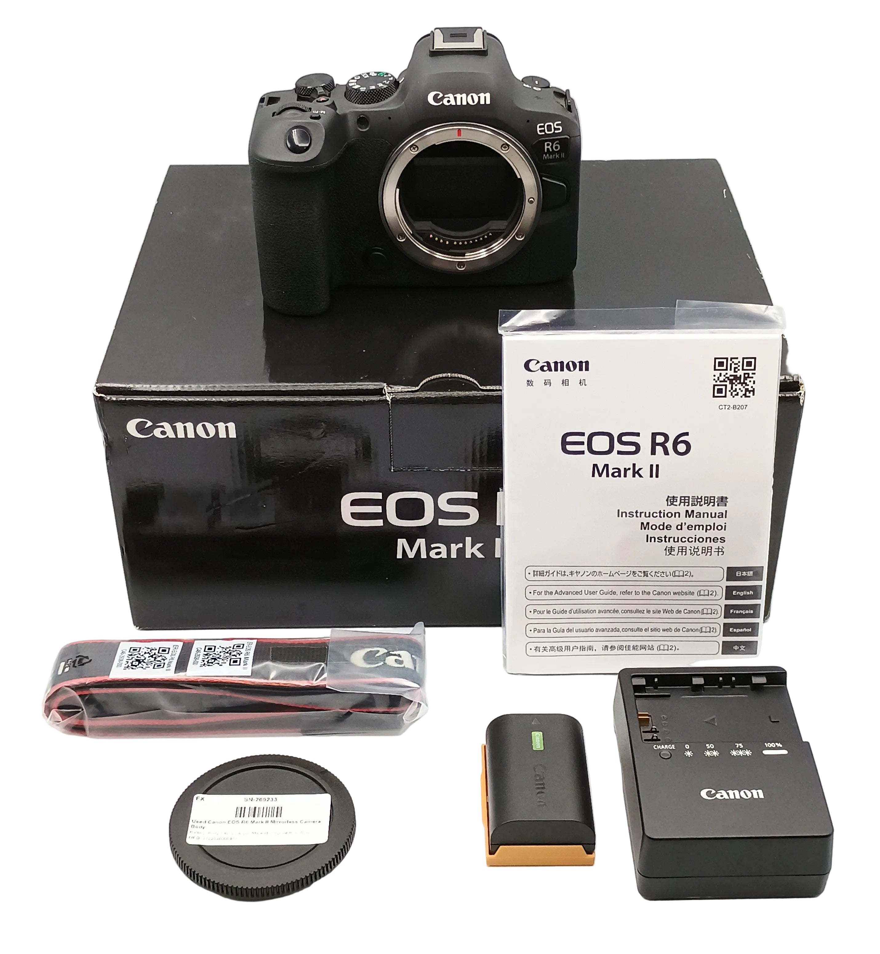 Used Canon EOS R6 Mark II Mirrorless Camera Body