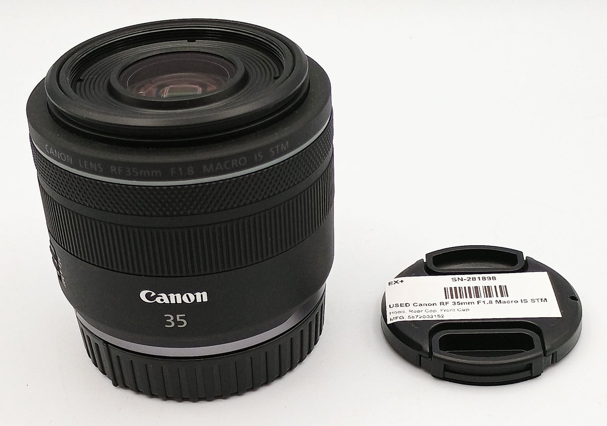 USED Canon RF 35mm F1.8 Macro IS STM