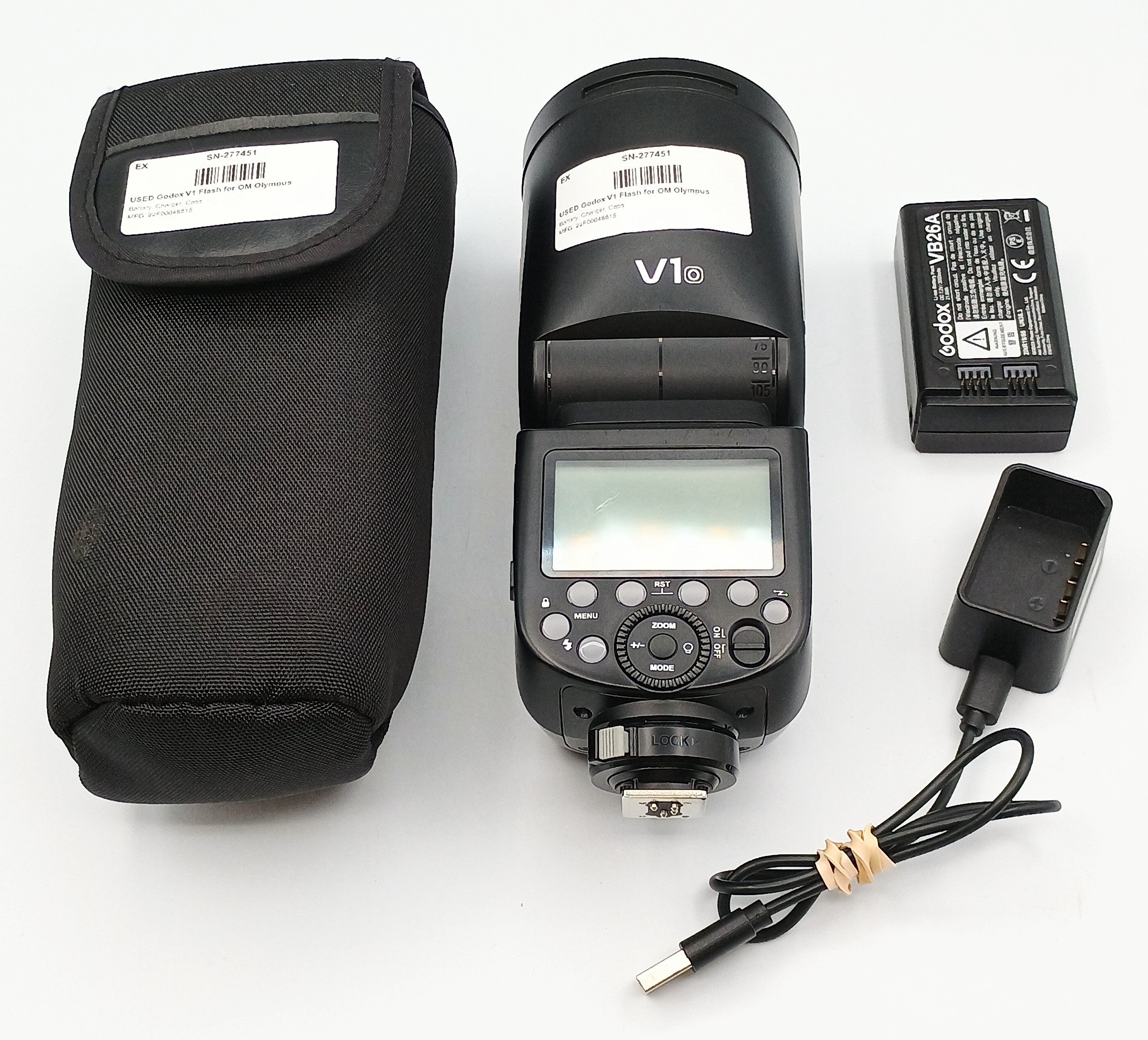 USED Godox V1 Flash for OM Olympus