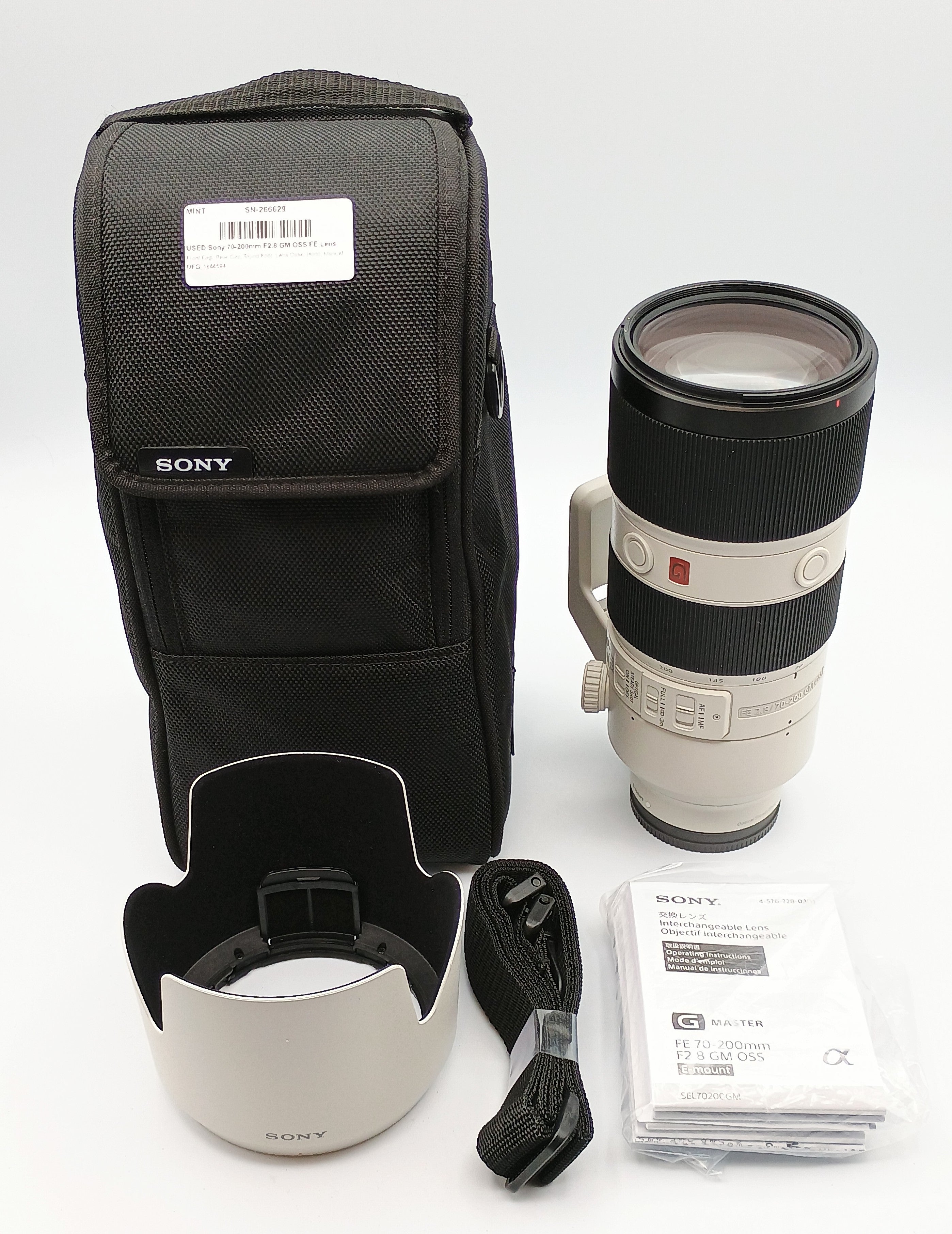 USED Sony 70-200mm F2.8 GM OSS FE Lens