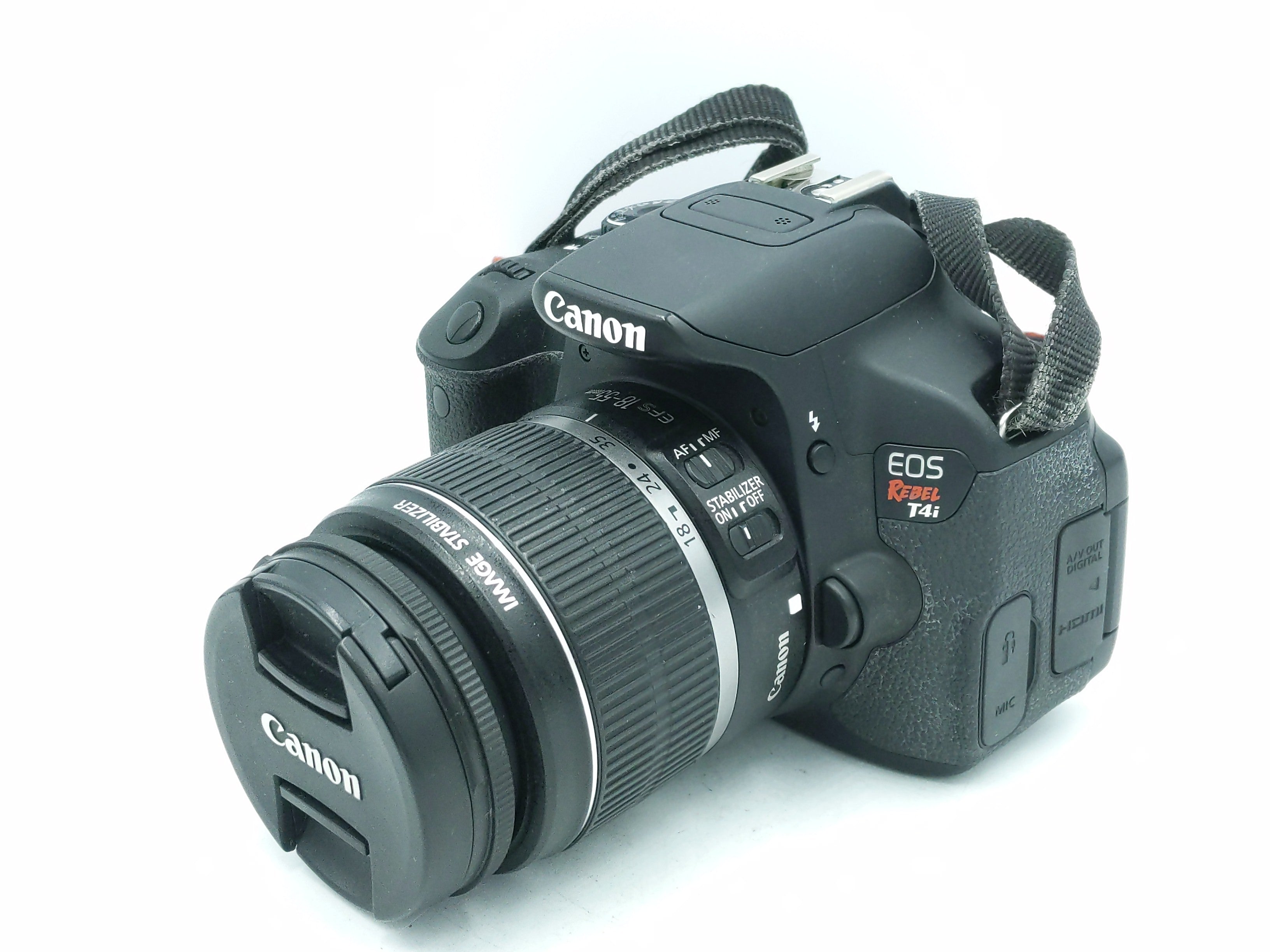 Used Canon EOS Rebel T4i DSLR Camera W/ 18-55mm F3.5-5.6 Lens