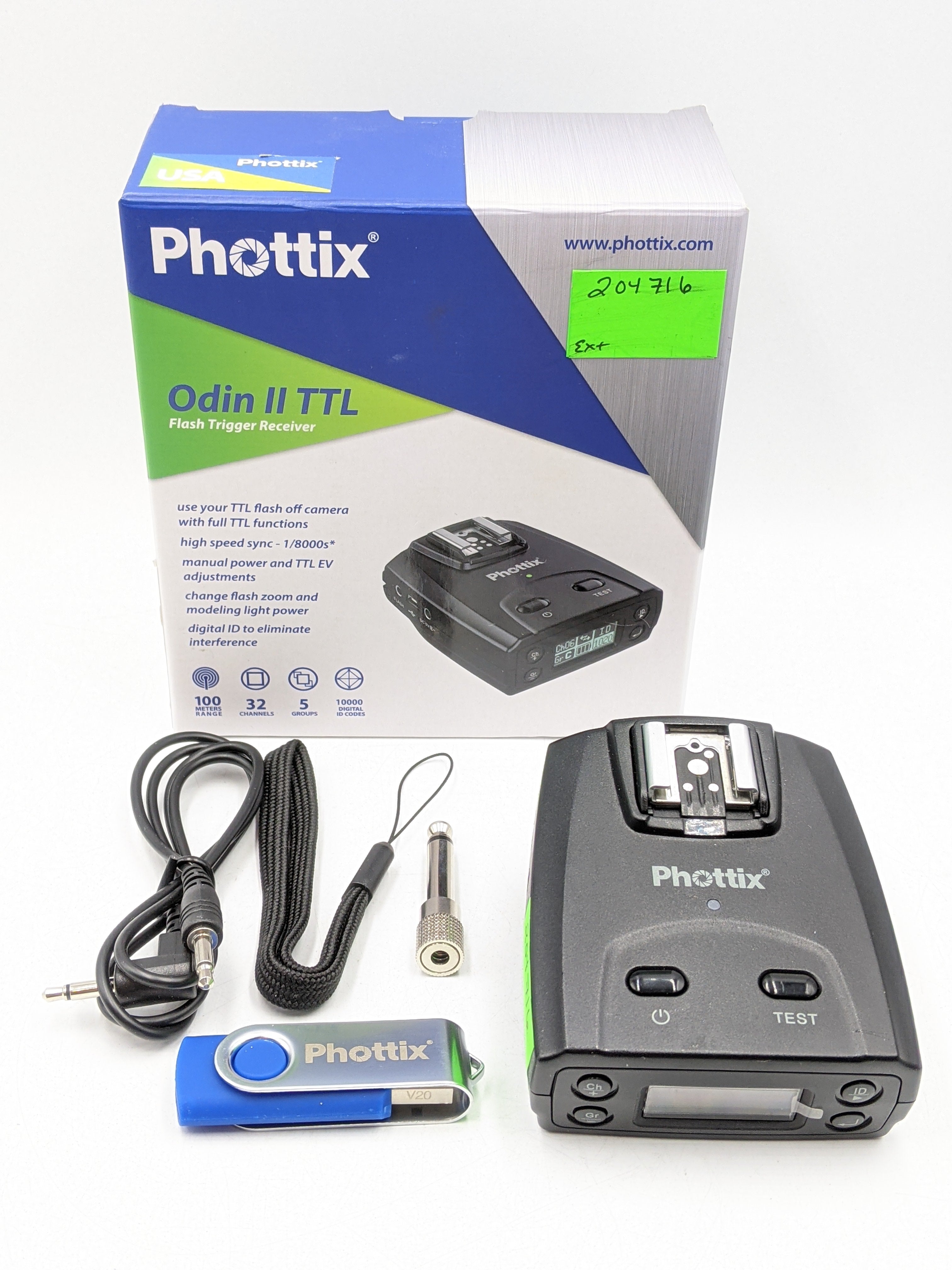 Used Phottix Odin II TTL Flash Trigger Receiver f/Nikon