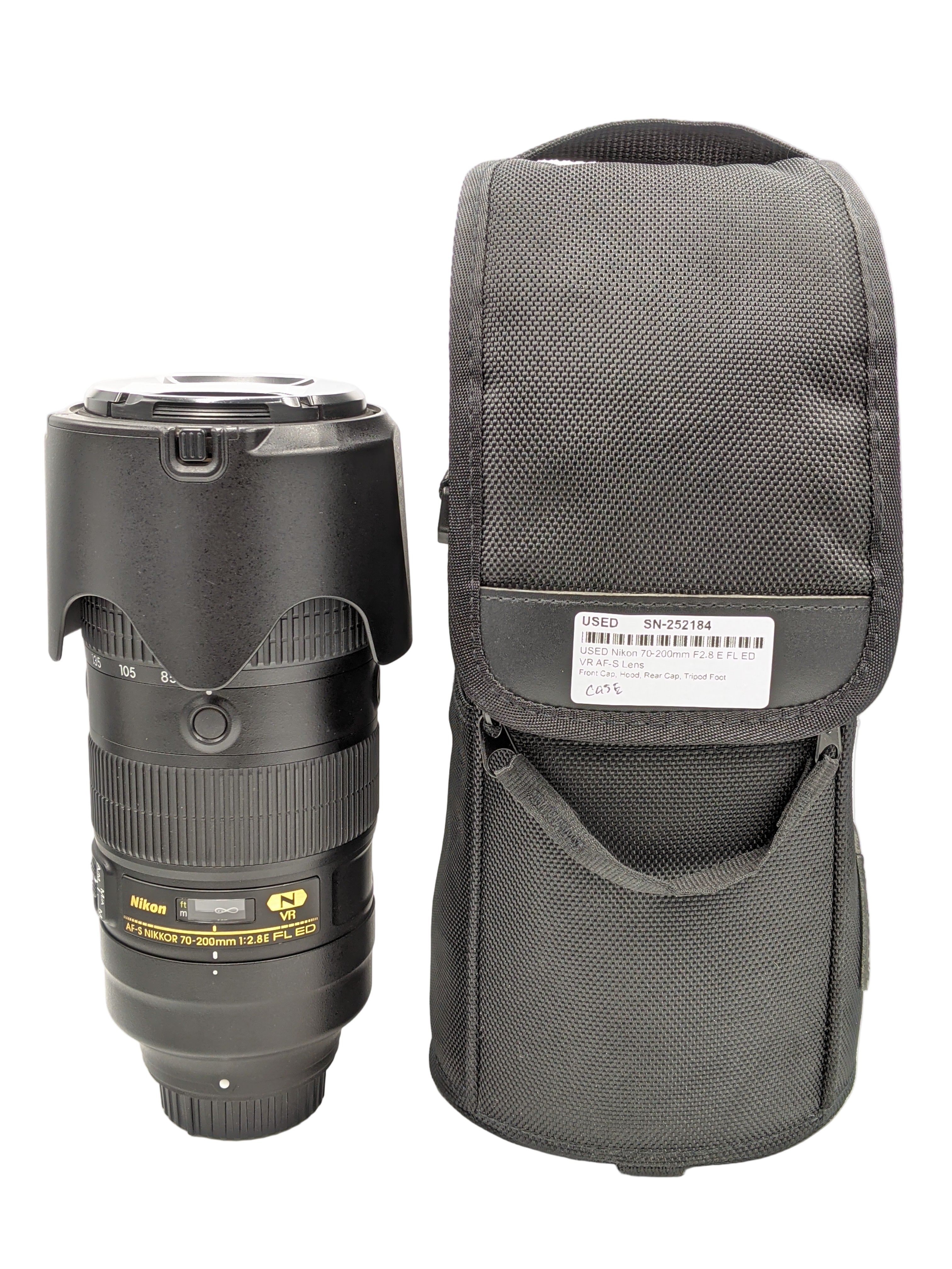 USED Nikon 70-200mm F2.8 E FL ED VR AF-S Lens