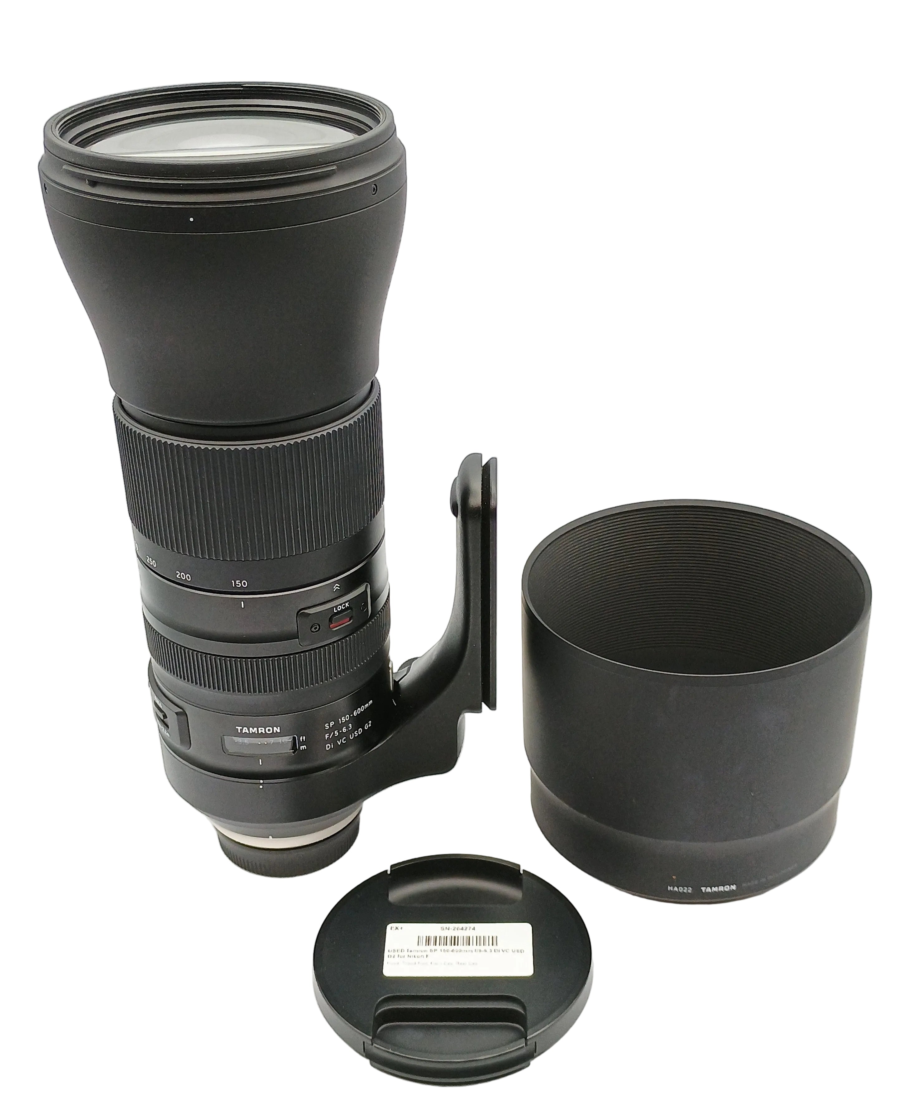 USED Tamron SP 150-600mm f/5-6.3 Di VC USD G2 for Nikon F USED Tamron SP 150-600mm f/5-6.3 Di VC USD G2 for Nikon F