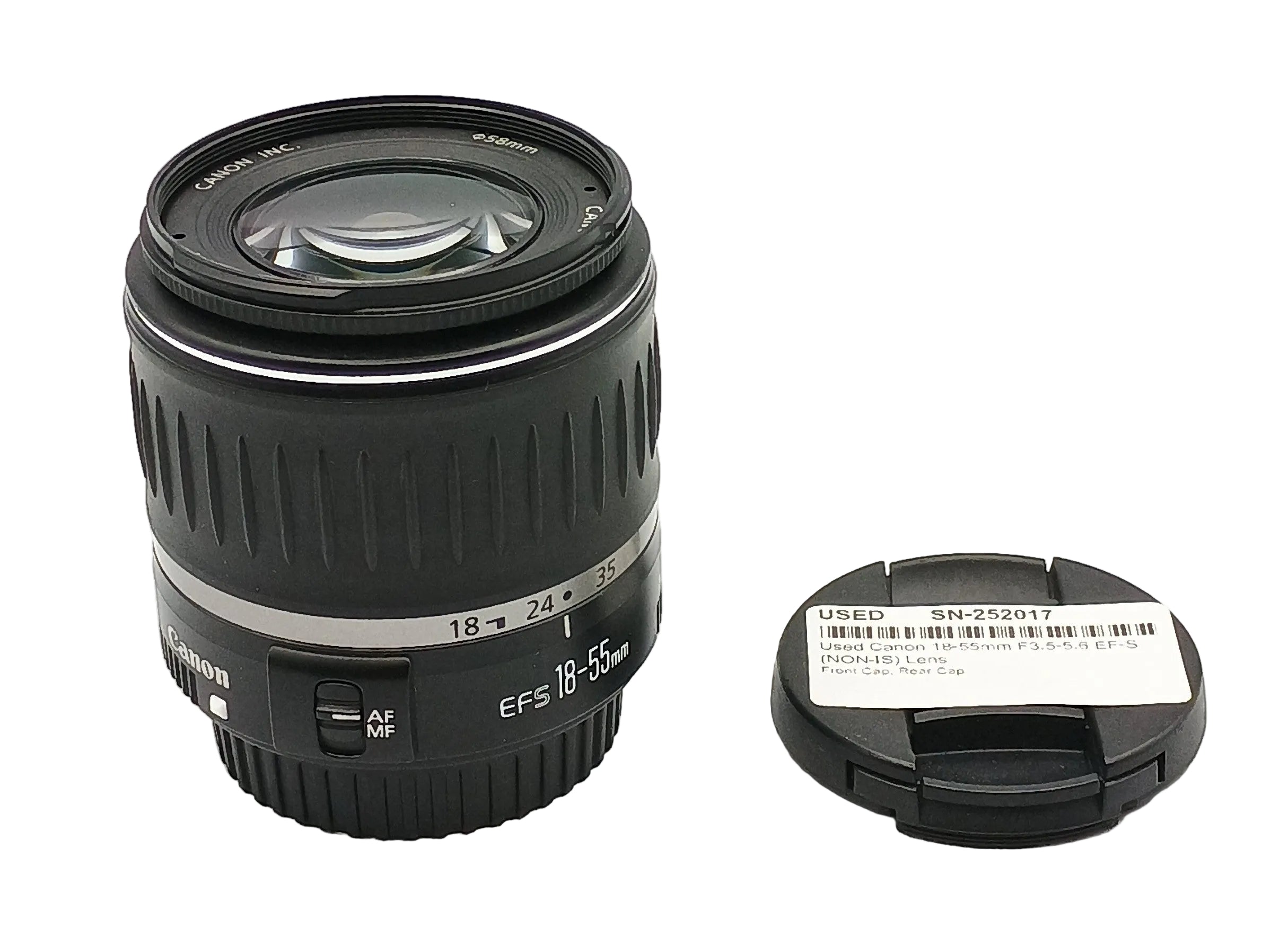 Used Canon 18-55mm F3.5-5.6 EF-S (NON-IS) Lens