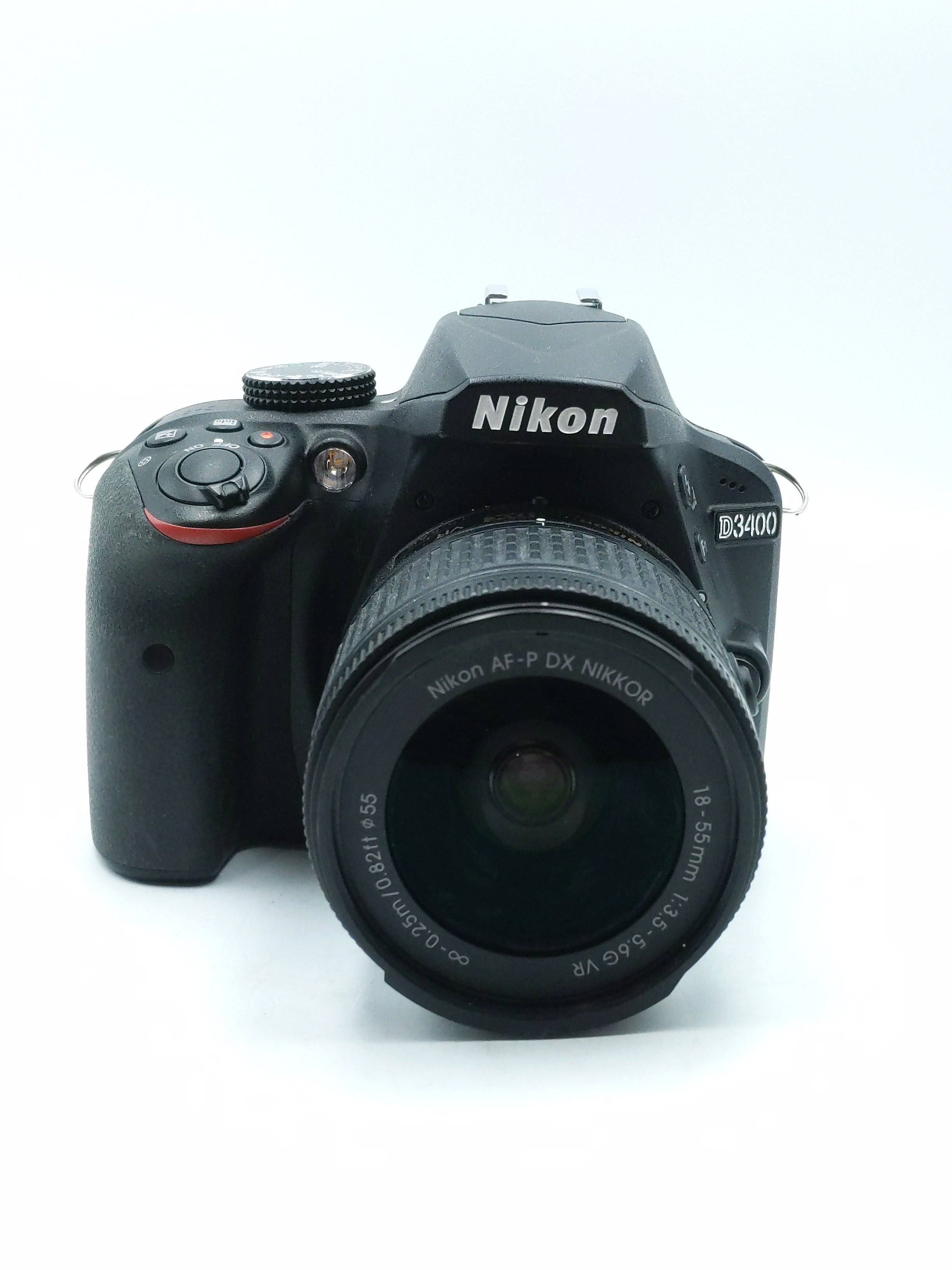 USED Nikon D3400 Digital SLR Kit (Black) with AF-P 18-55mm Lens **Parts**