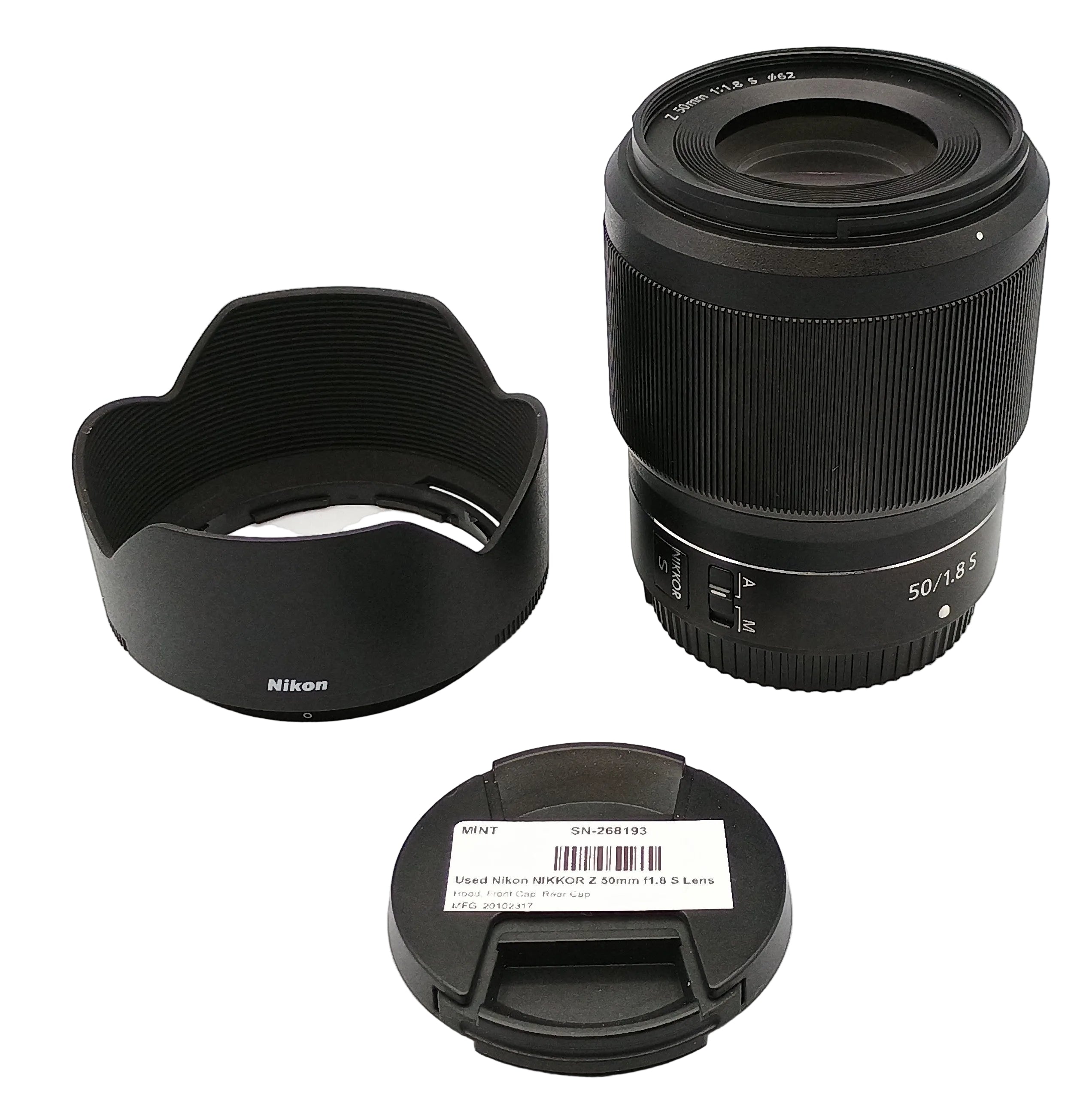 Used Nikon NIKKOR Z 50mm f1.8 S Lens