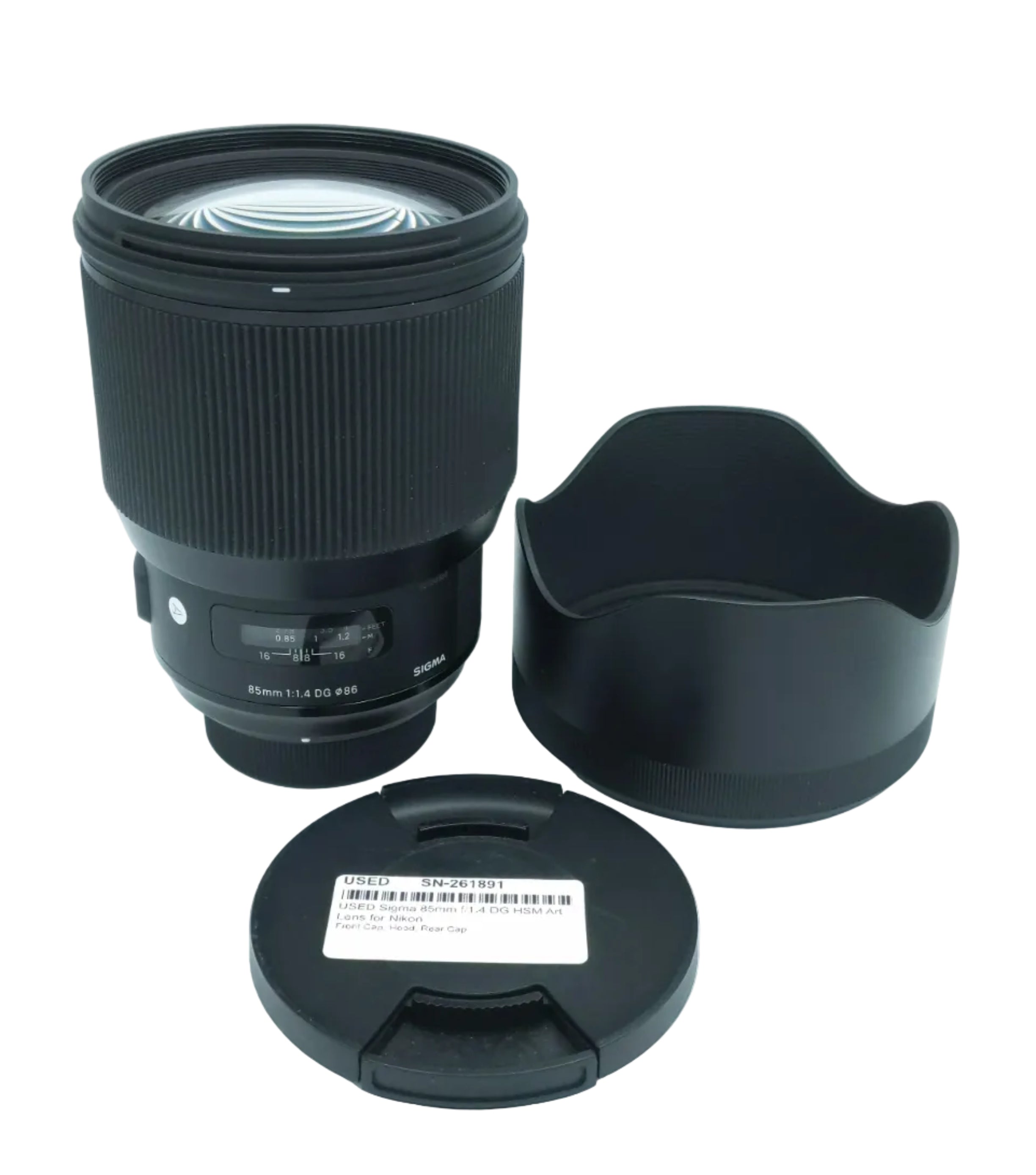USED Sigma 85mm f/1.4 DG HSM Art Lens for Nikon