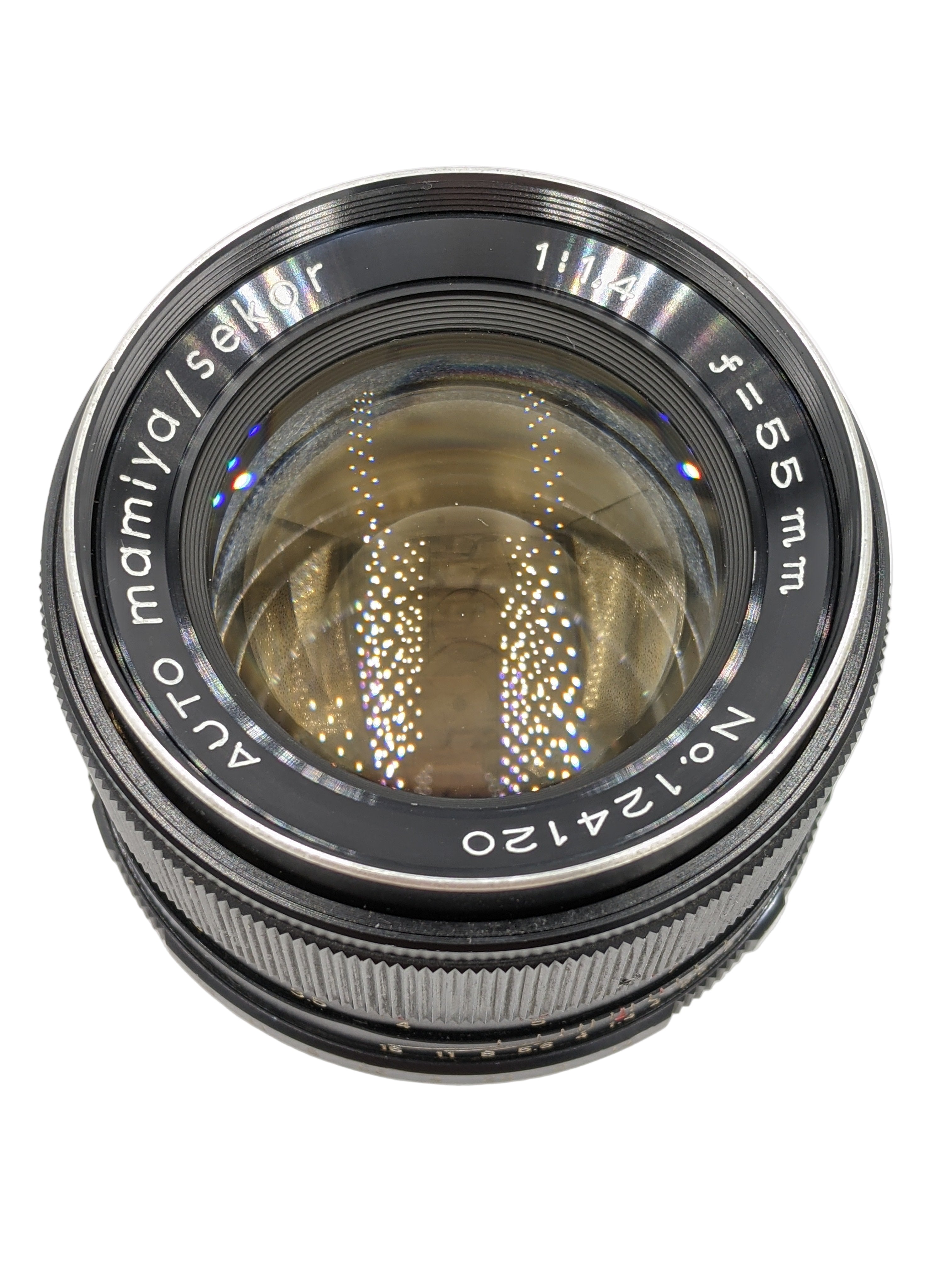 Used Mamiya/Sekor 55mm f1.4 m42-mount Lens