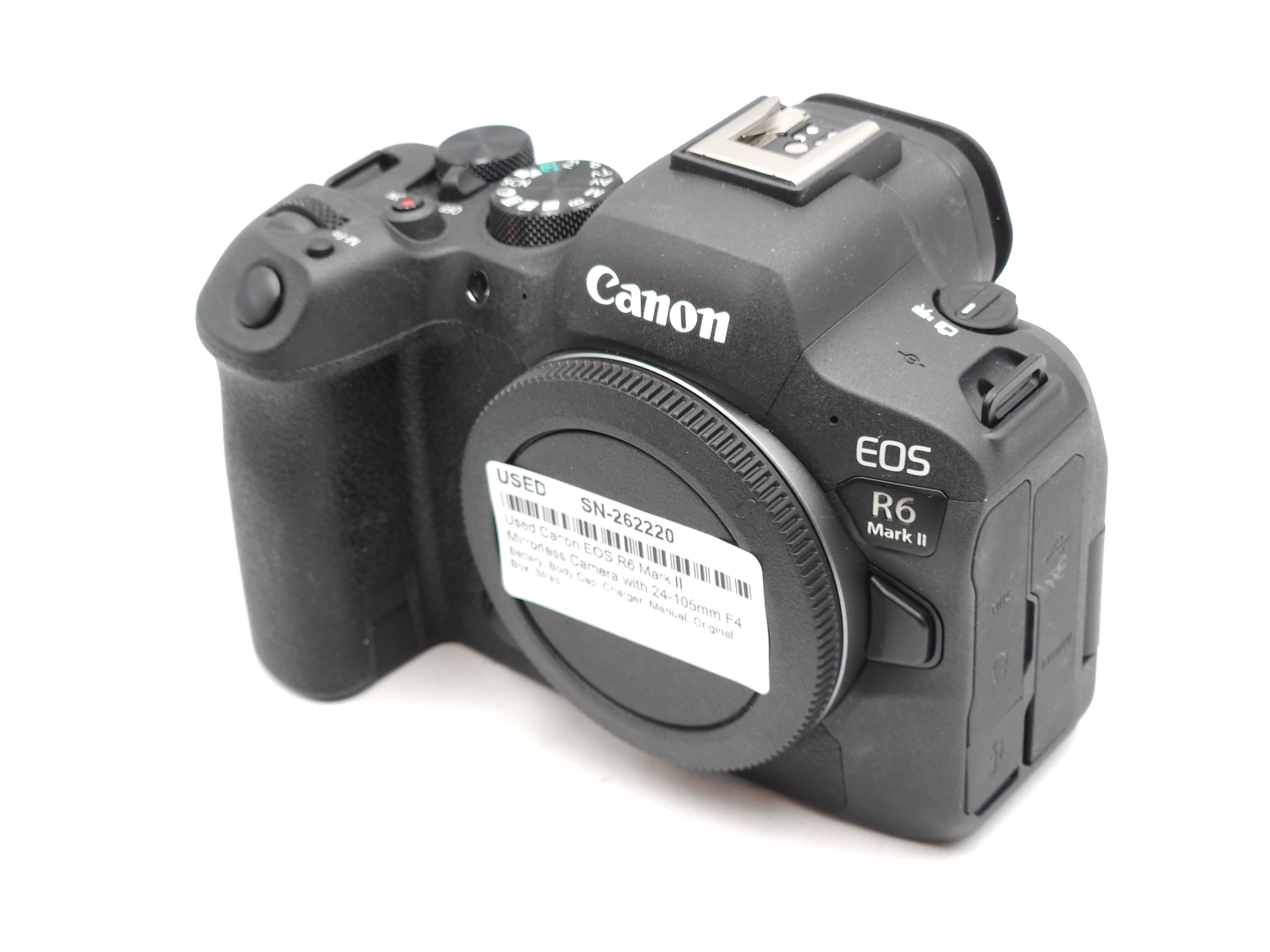 Used Canon EOS R6 Mark II Mirrorless Camera with 24-105mm F4 L USM Lens