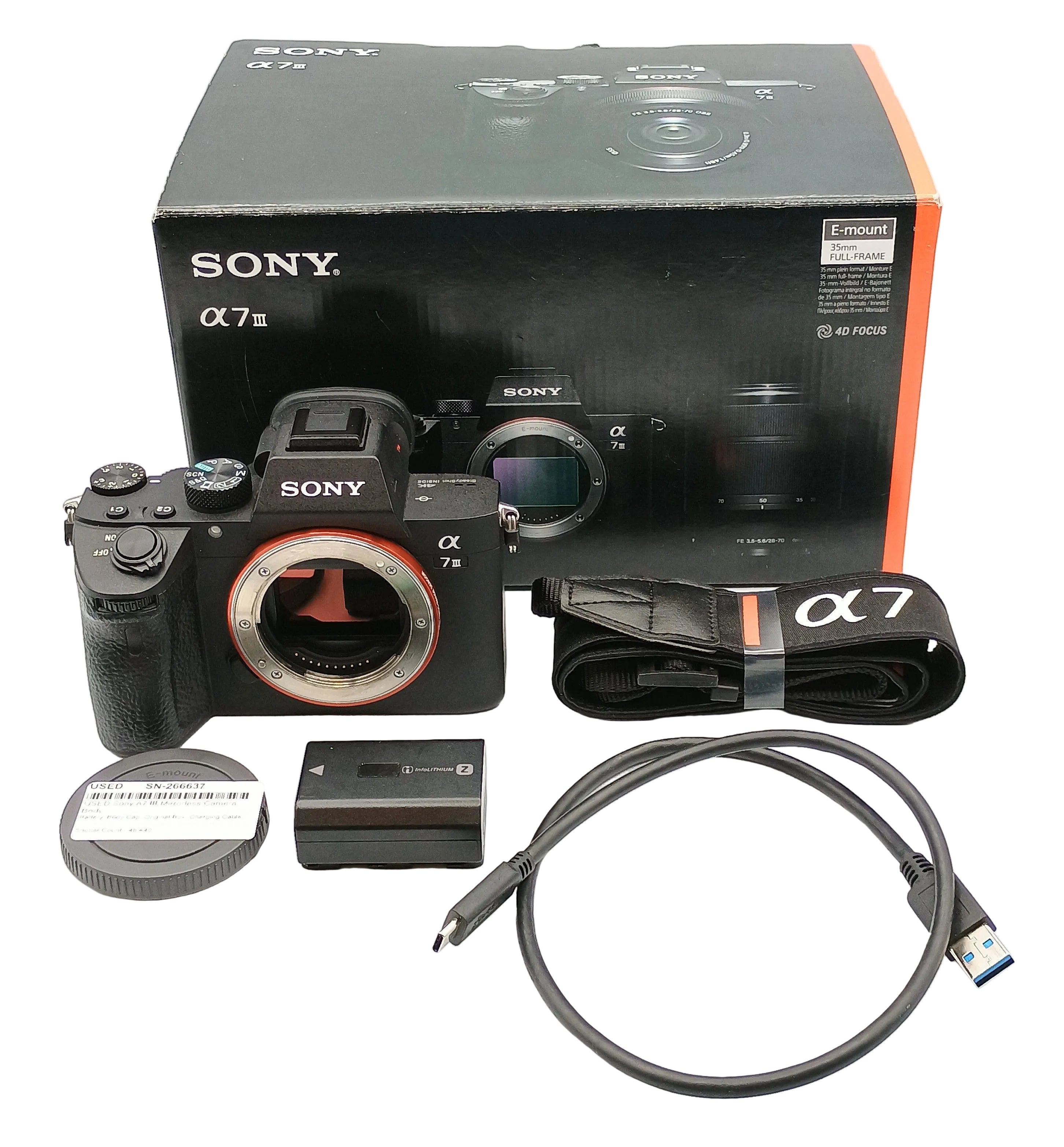 USED Sony A7 III Mirrorless Camera Body