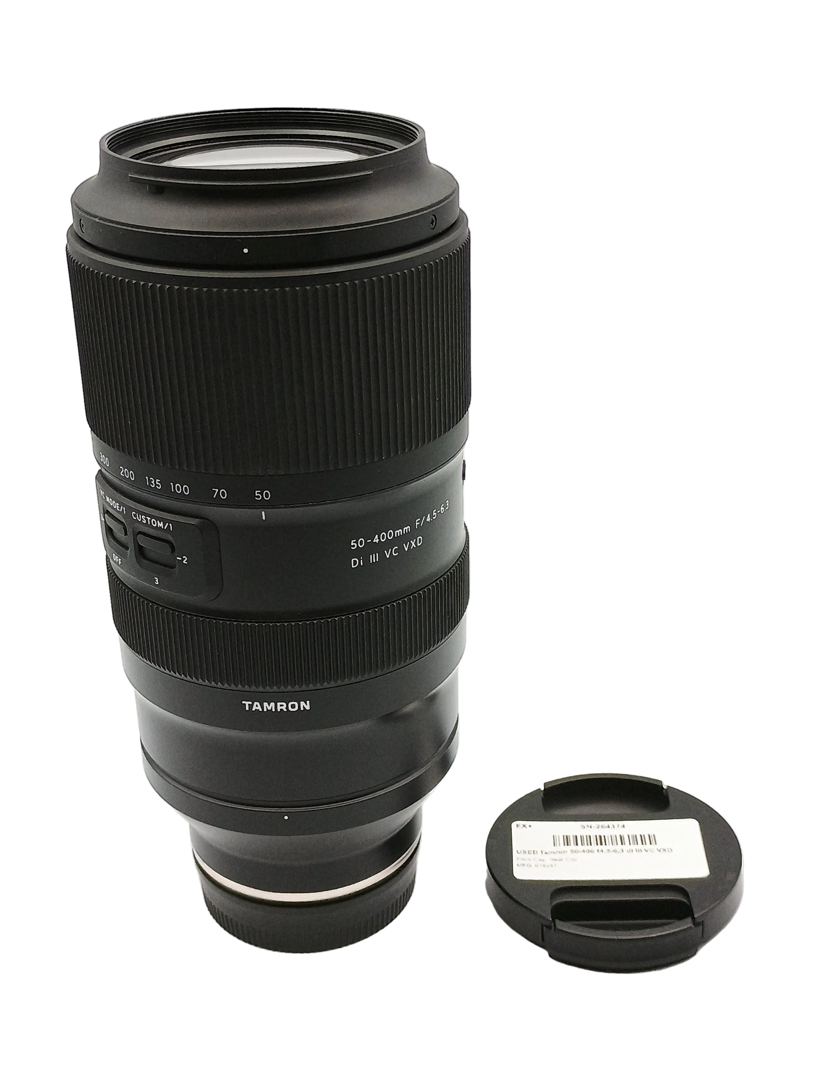 USED Tamron 50-400 f4.5-6.3 di III VC VXD for Sony E