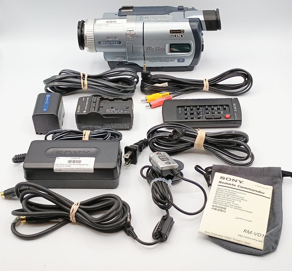 Sony Handycam DCR-TRV730 Digital 8 Hi8 w/Nightshot *Tested*
