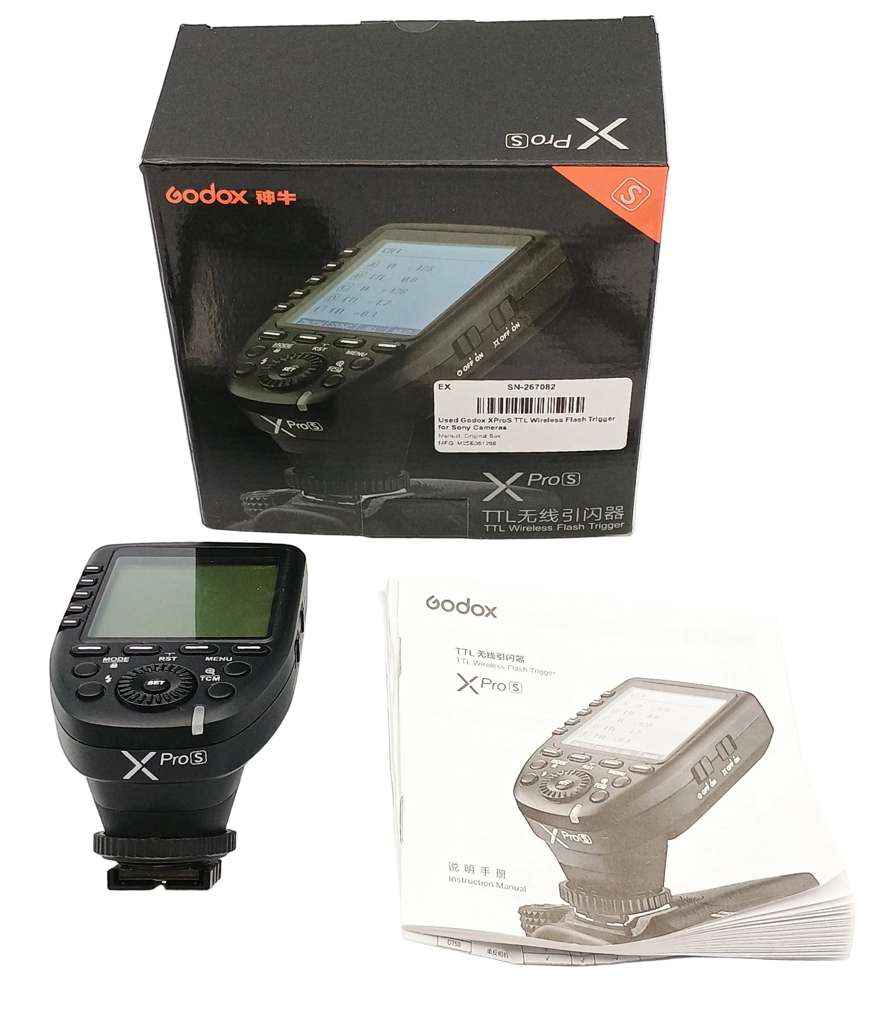 Used Godox XProS TTL Wireless Flash Trigger for Sony Cameras