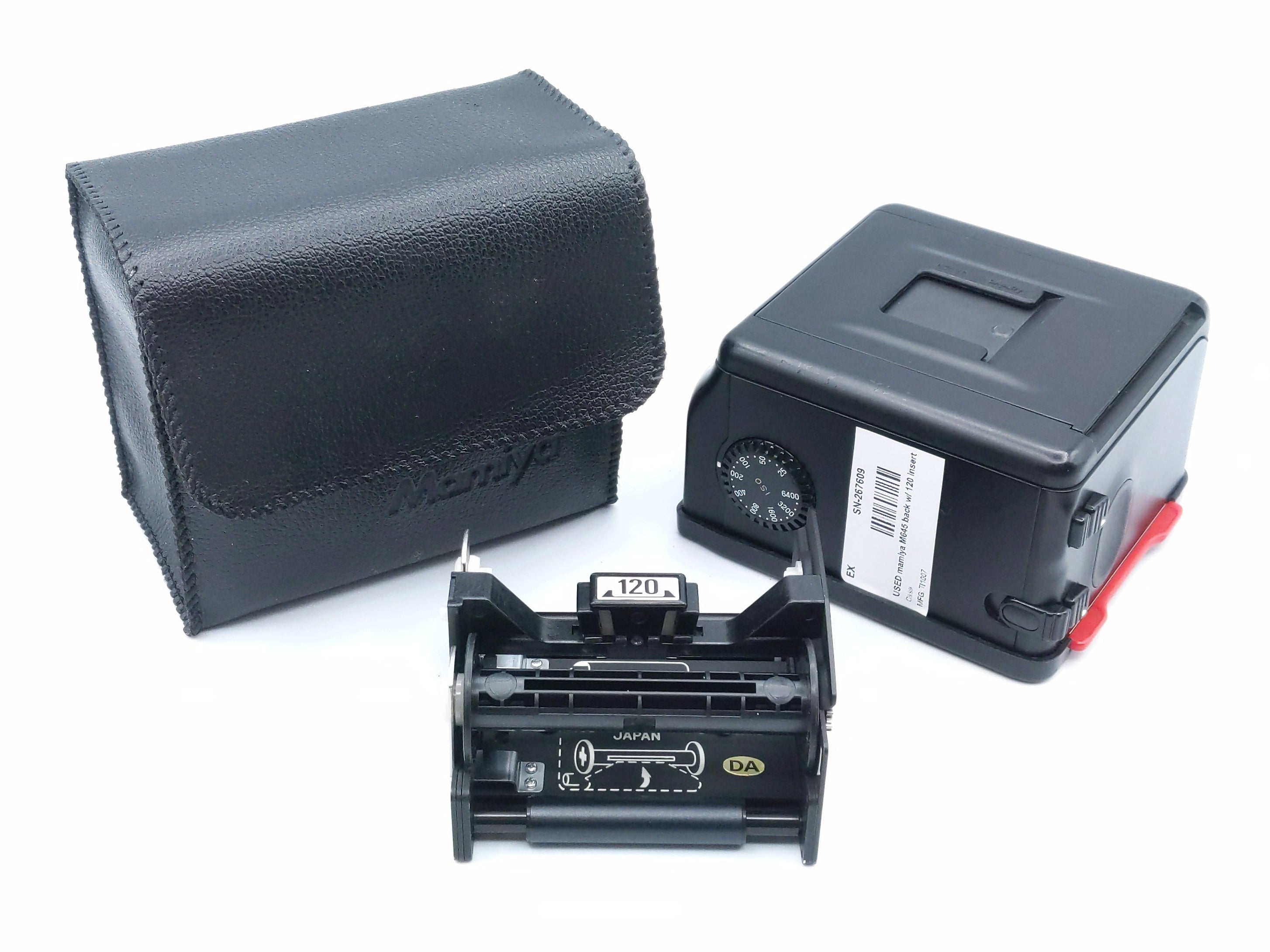 USED mamiya M645 back w/ 120 insert