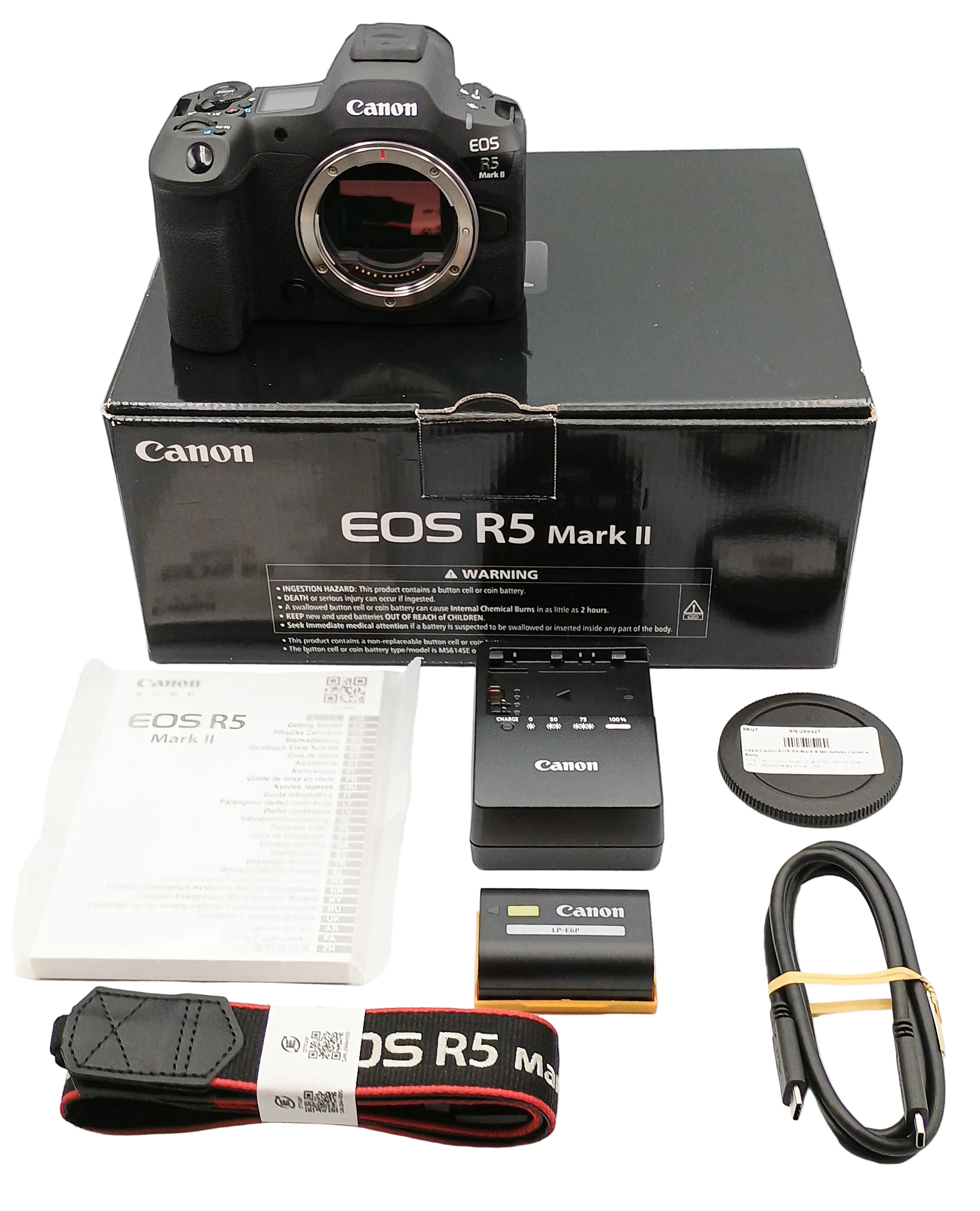 Used Canon EOS R5 Mark II Mirrorless Camera Body