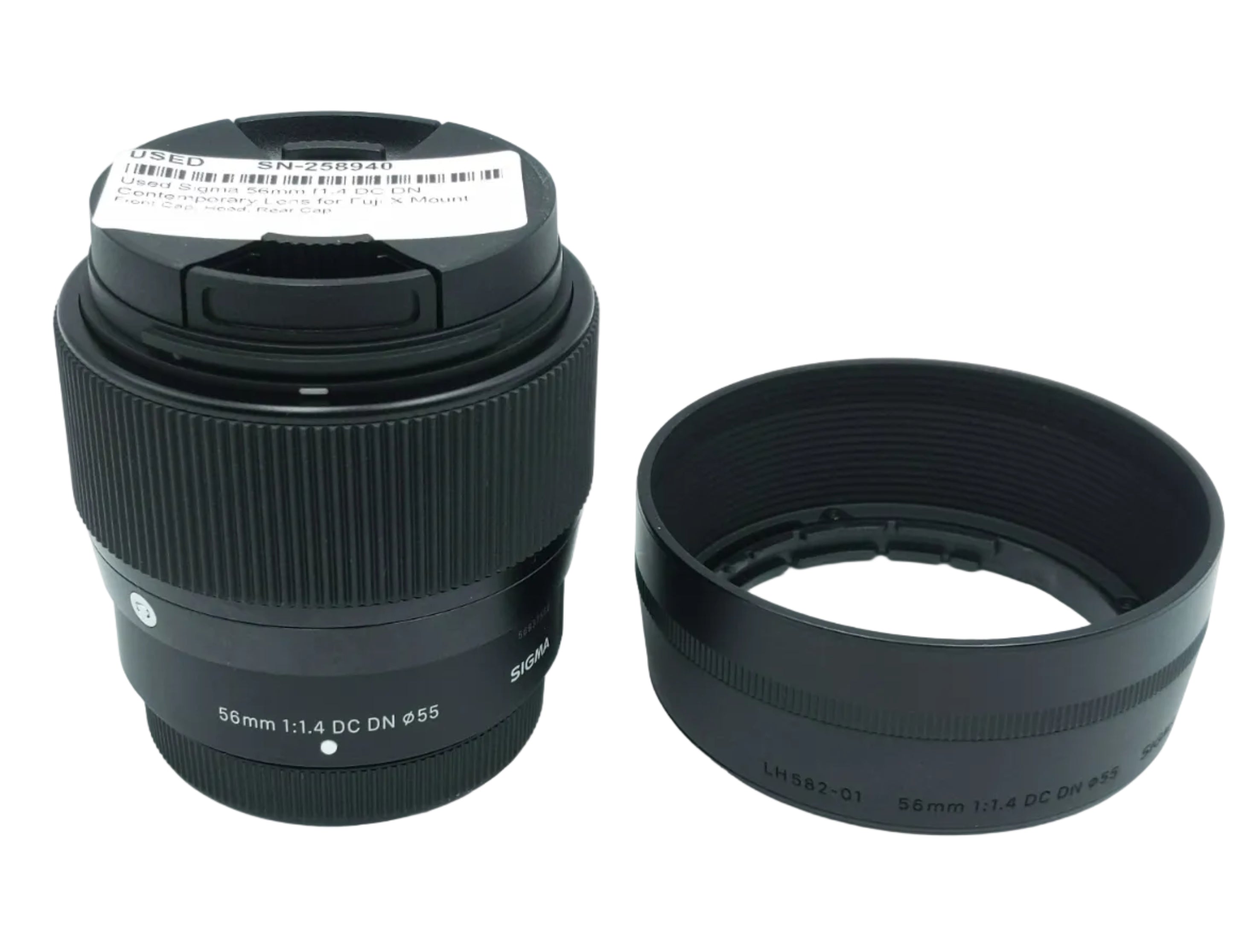 Used Sigma 56mm f1.4 DC DN Contemporary Lens for Fuji X Mount