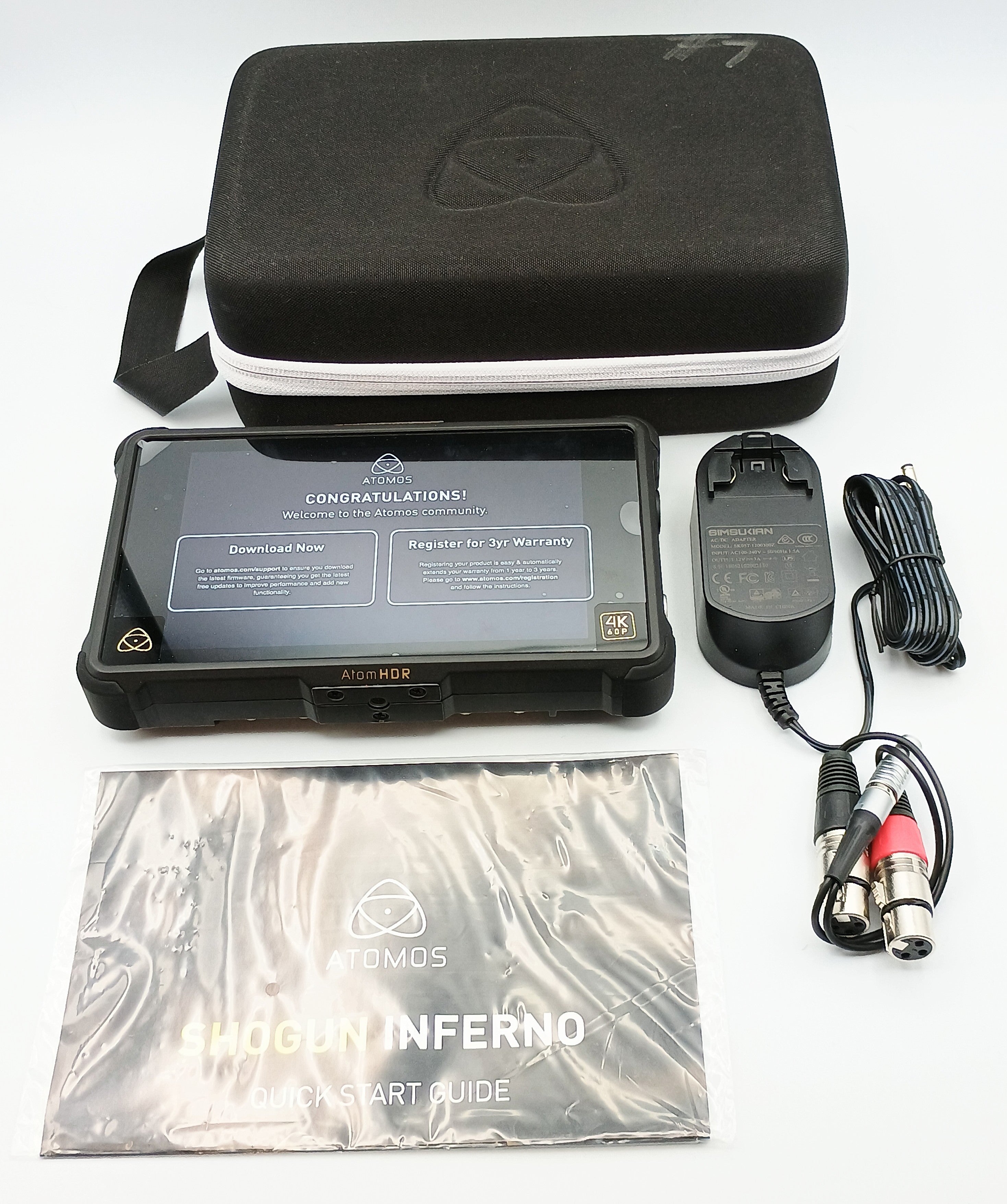 ATOMOS SHOGUN INFERNO（専用ケース＆SSD &バッテリー付）