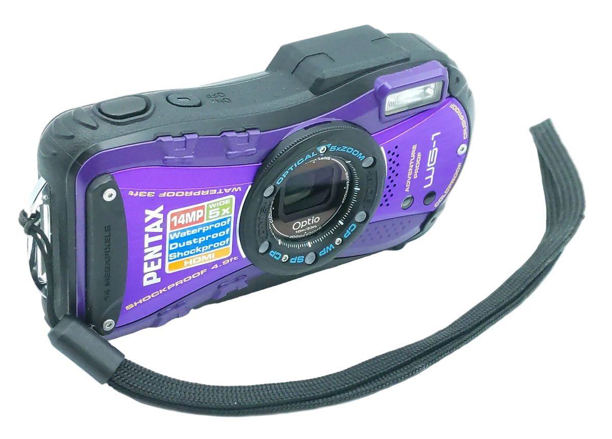 Used Pentax Optio WG-1 Waterproof Digital Camera