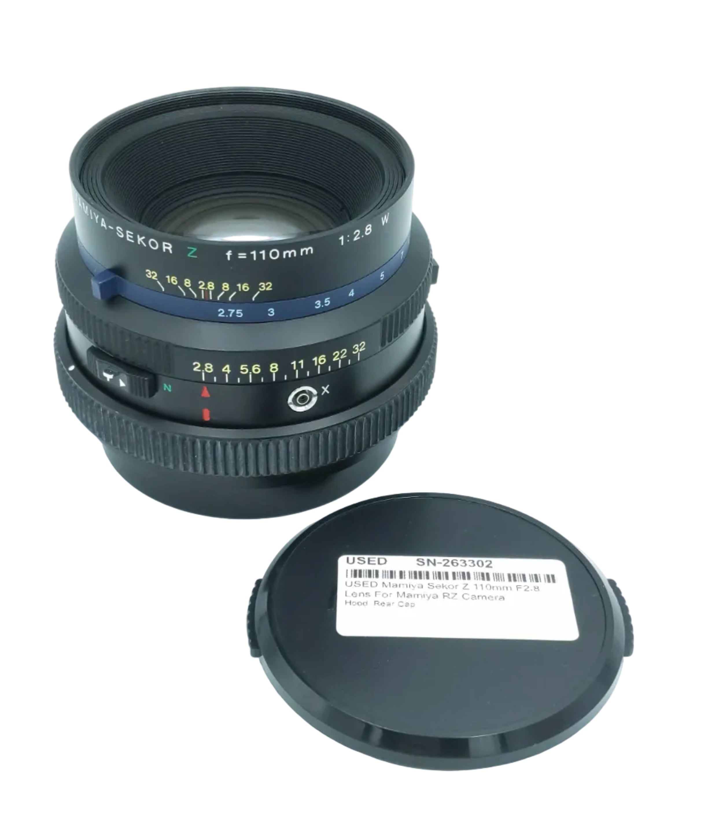 USED Mamiya Sekor Z 110mm F2.8 Lens For Mamiya RZ Camera