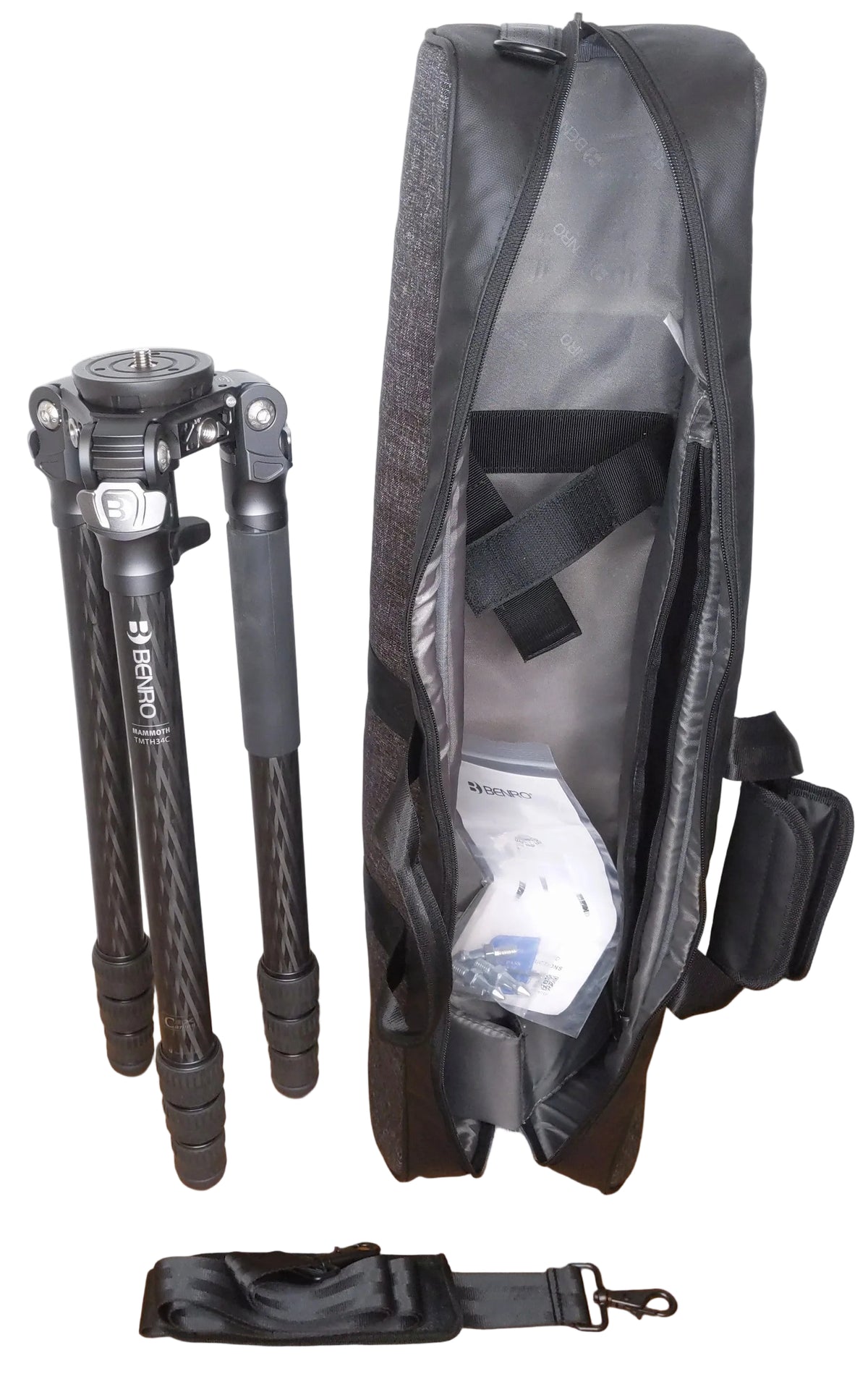 Used Benro Mammoth TMTH34C Carbon Fiber Tripod