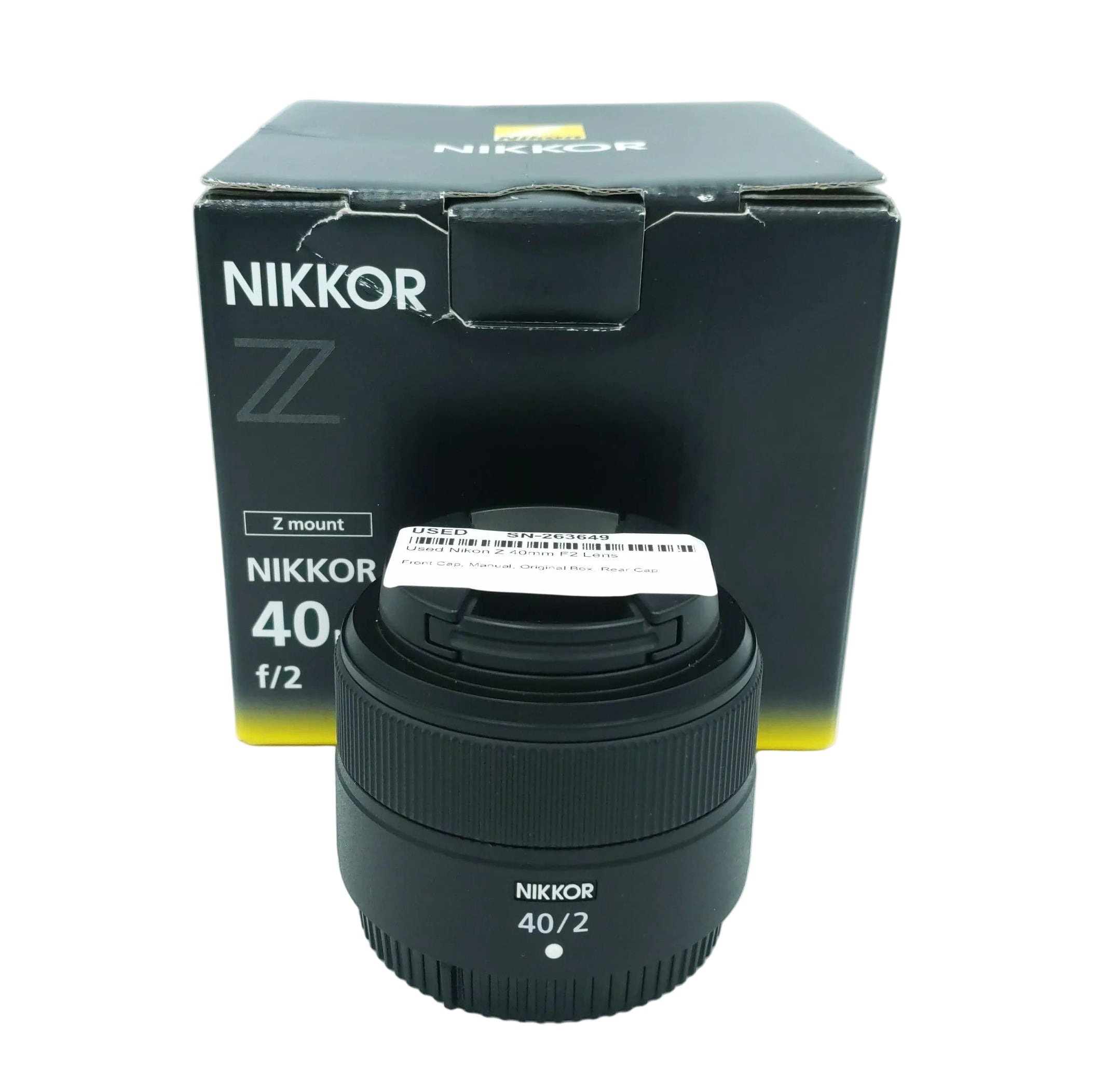 Used Nikon Z 40mm F2 Lens