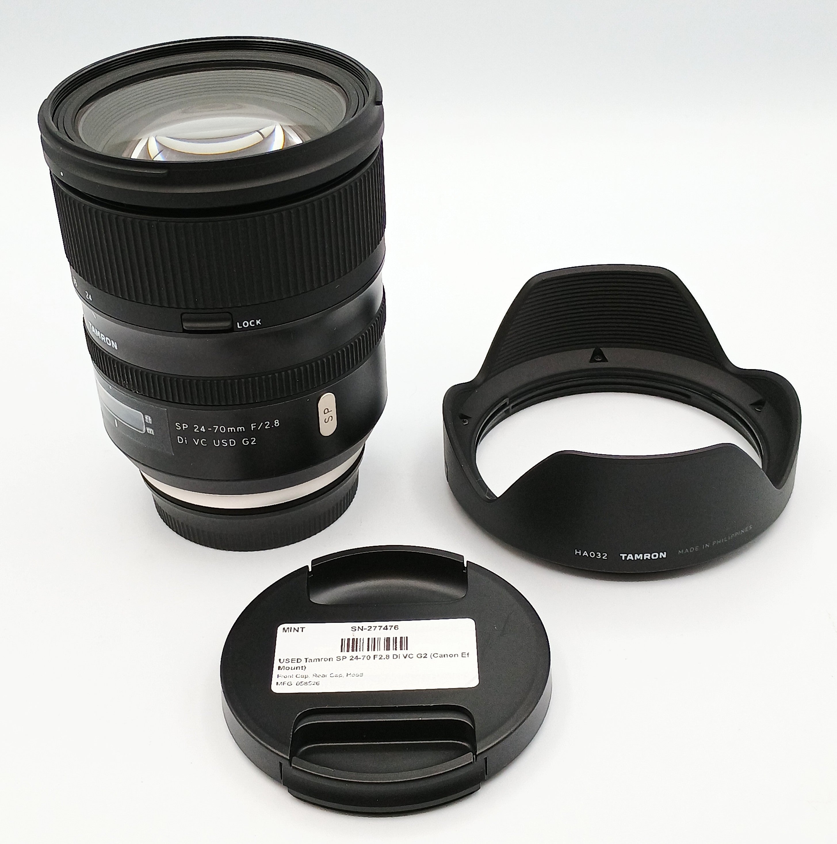 USED Tamron SP 24-70 F2.8 Di VC G2 (Canon Ef Mount)