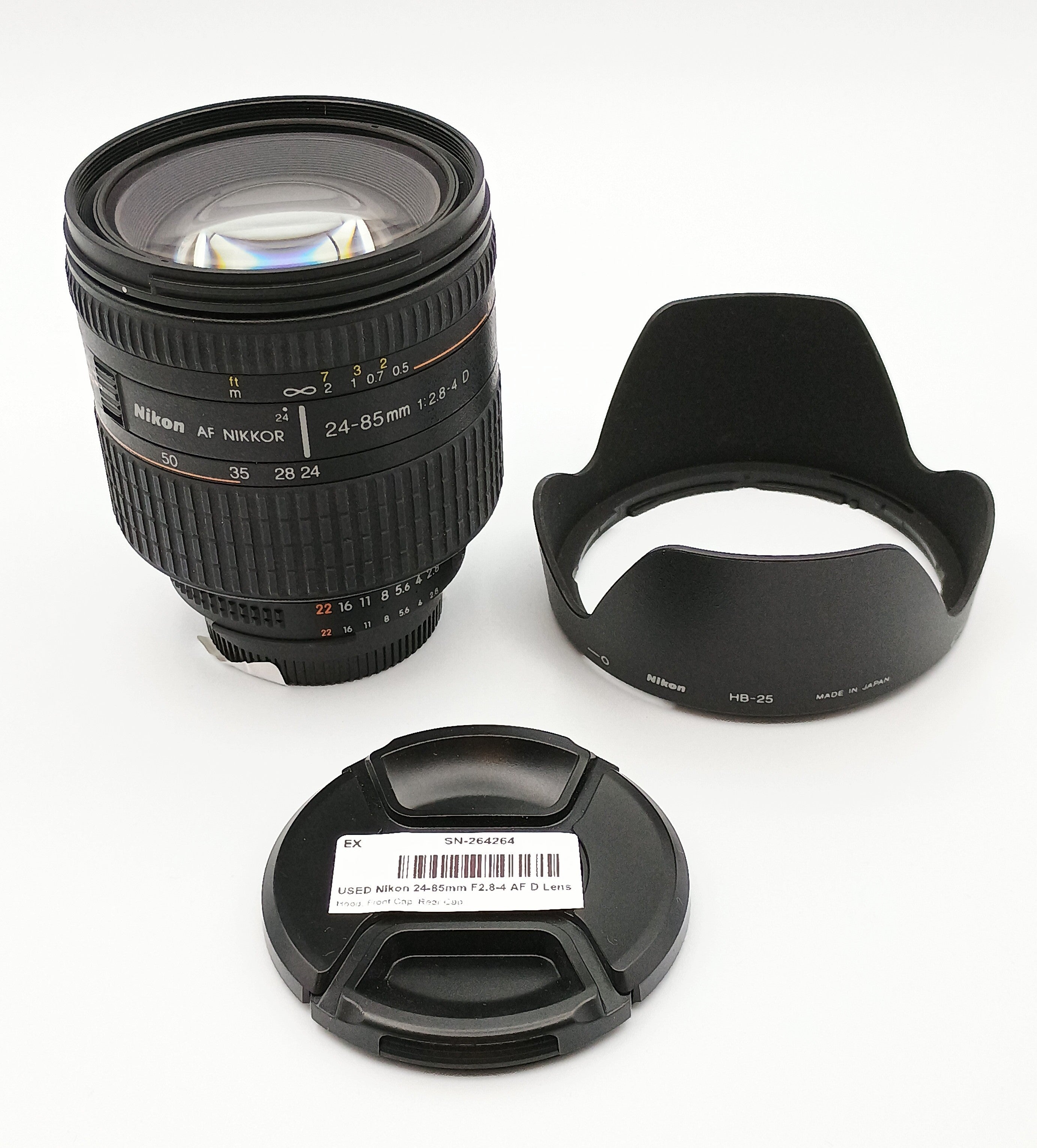 USED Nikon 24-85mm F2.8-4 AF D Lens
