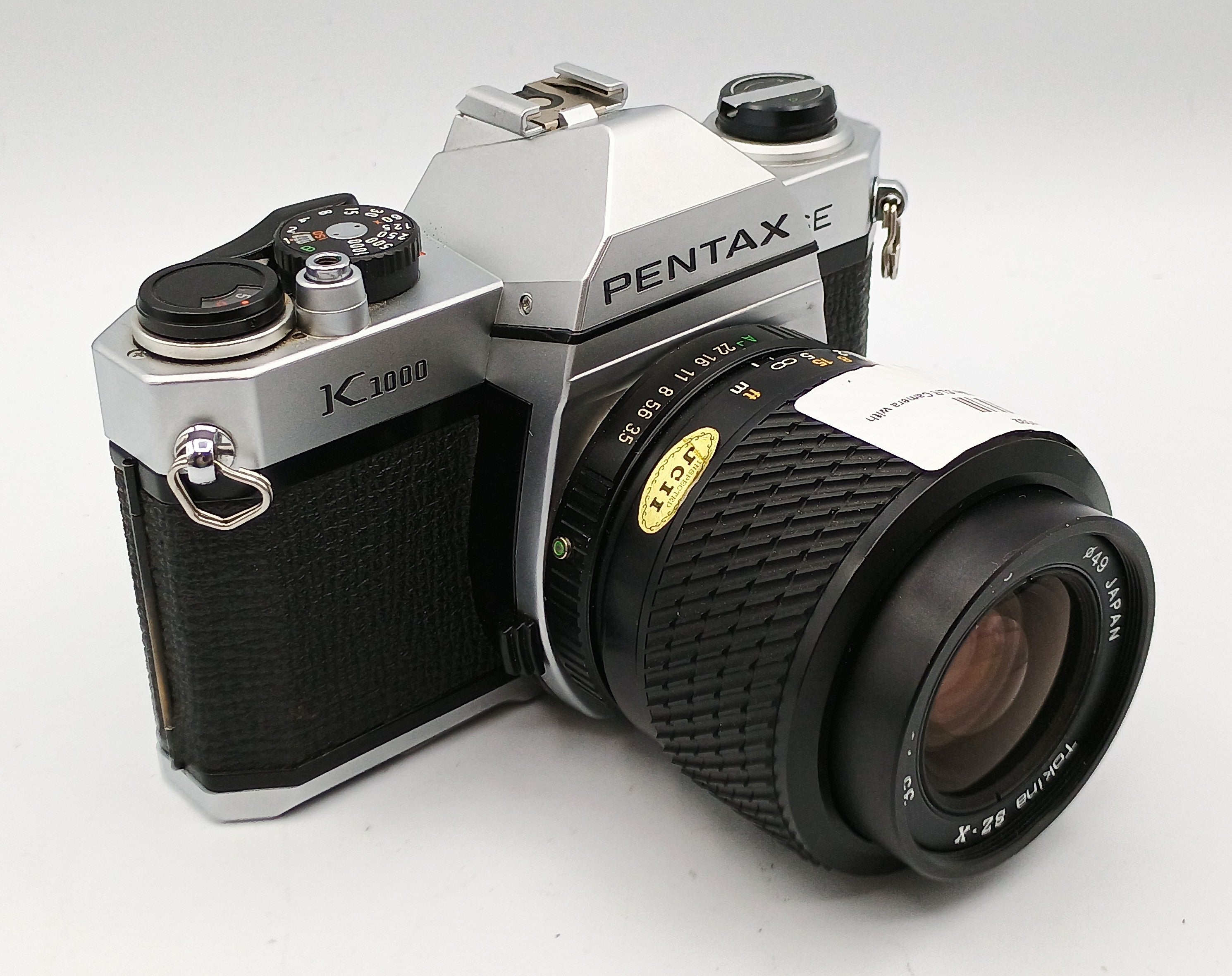 USED Pentax K1000 SE Film SLR Camera with Tokina 35-70mm Lens