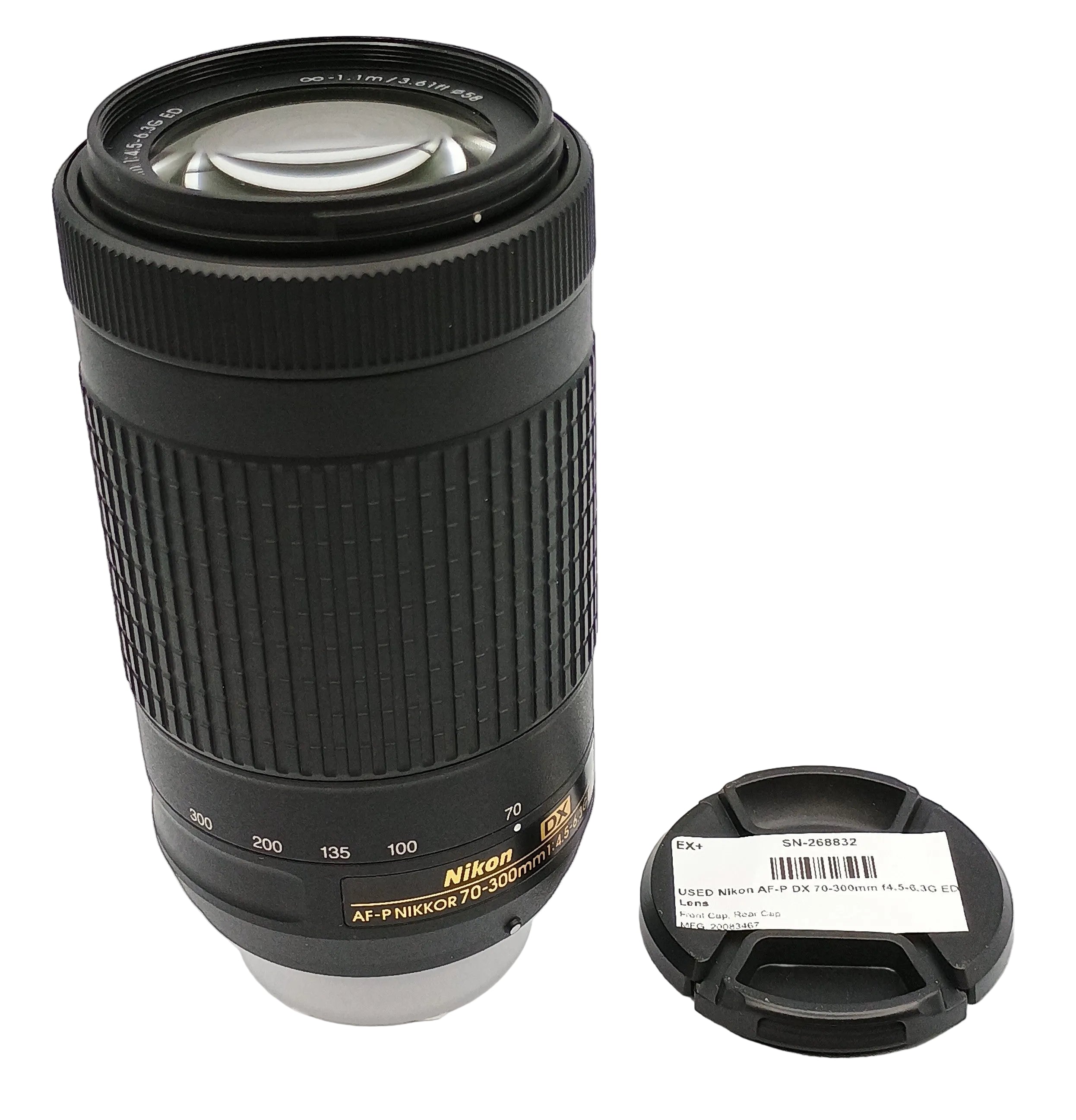 USED Nikon AF-P DX 70-300mm f4.5-6.3G ED Lens
