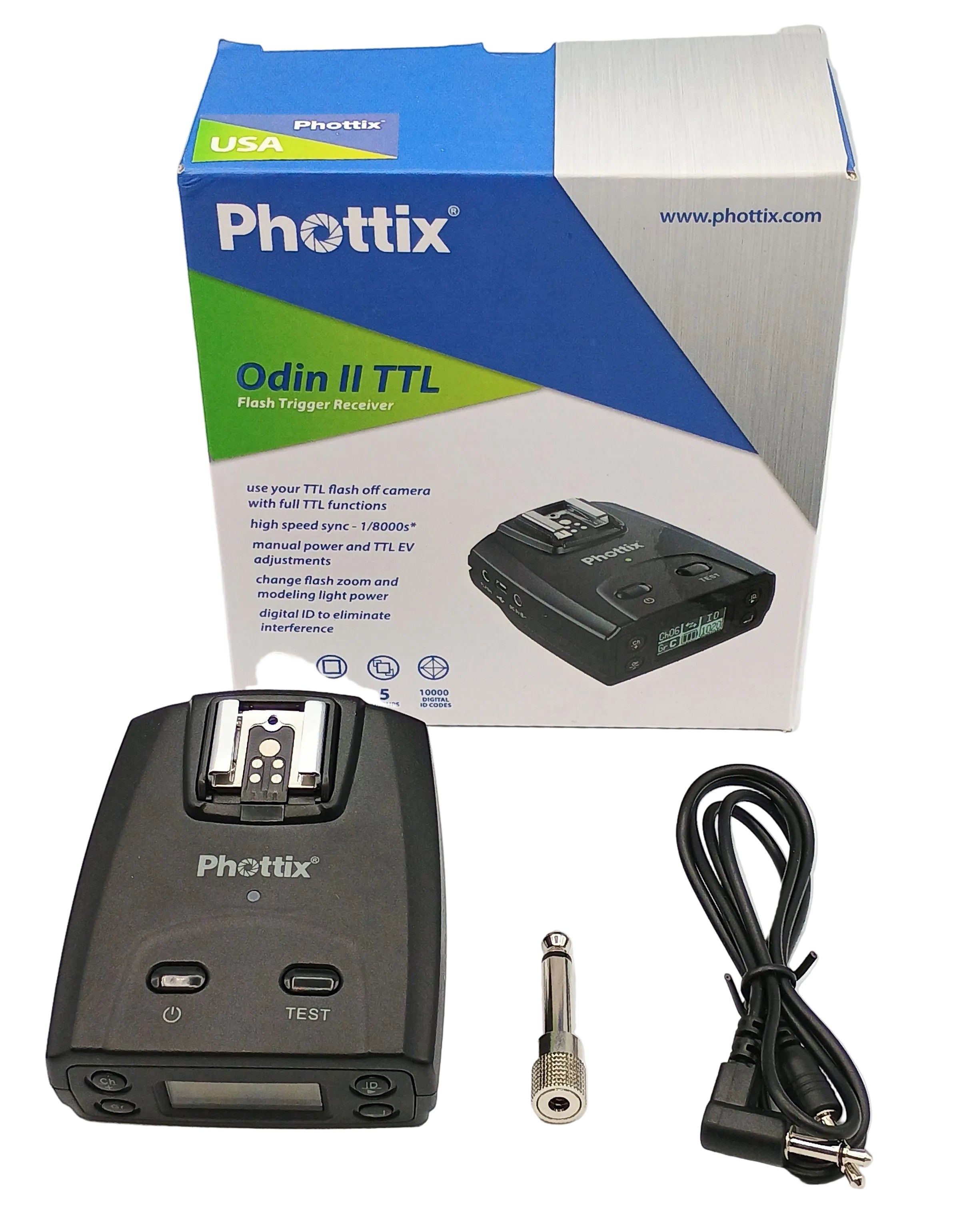 USED Phottix Odin II TTL Flash Trigger Receiver for Canon