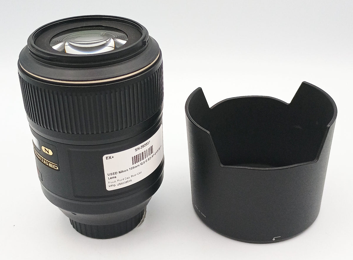 USED Nikon 105mm f2.8 G ED AF-S VR Micro Lens