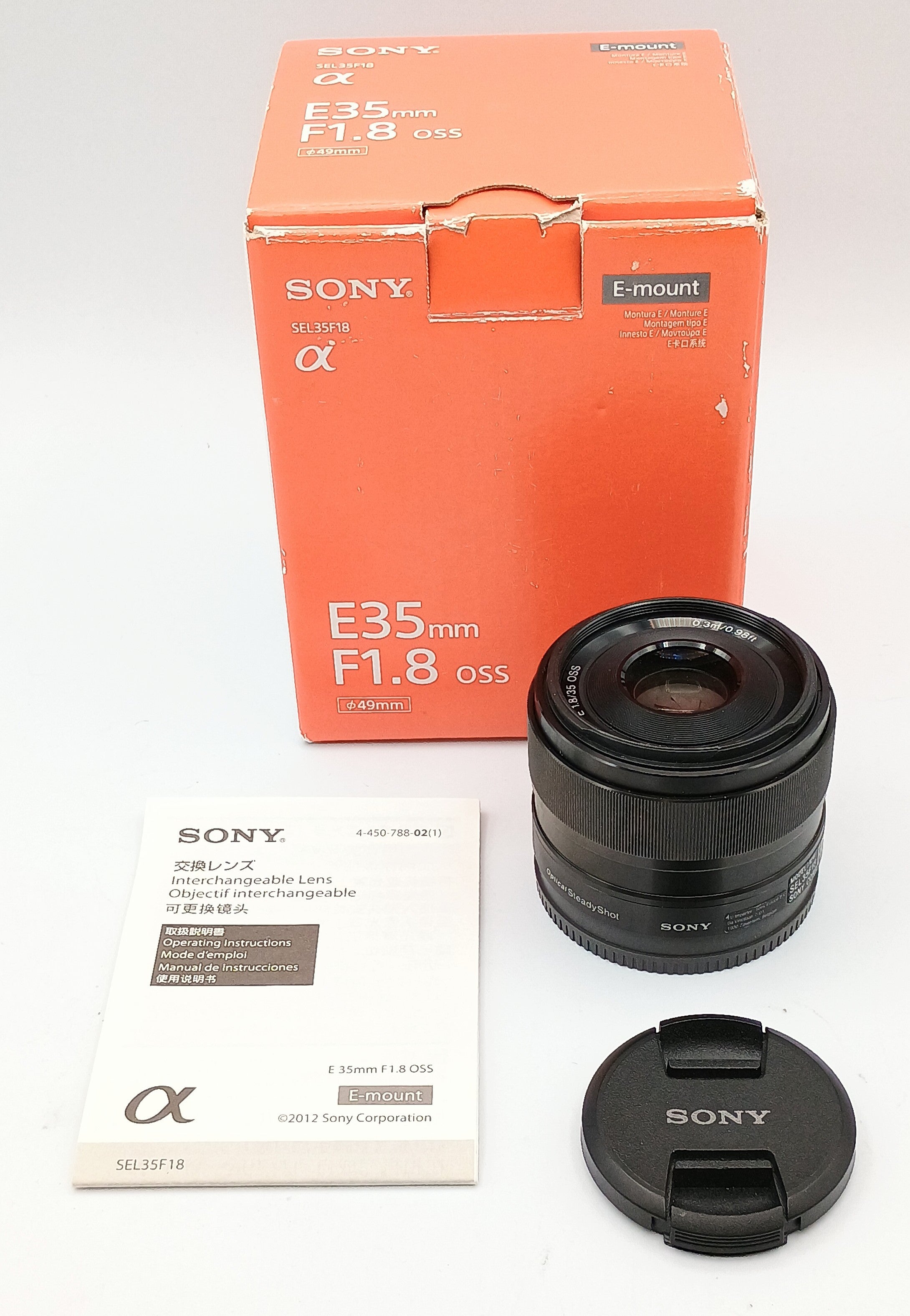 USED Sony 35mm f1.8 OSS E-Mount Lens