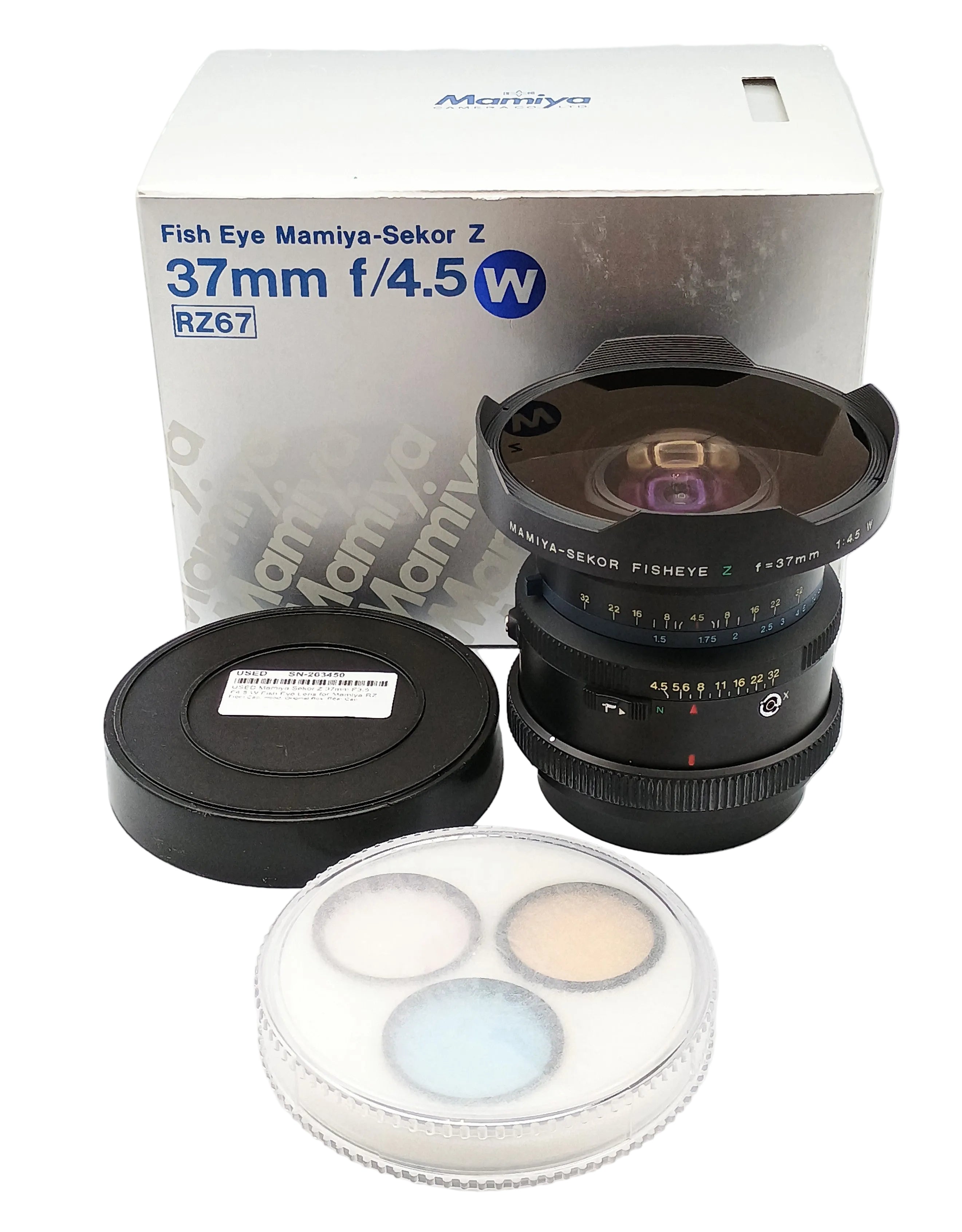 USED Mamiya Sekor Z 37mm F3.5 F4.5 W Fish Eye Lens for Mamiya RZ
