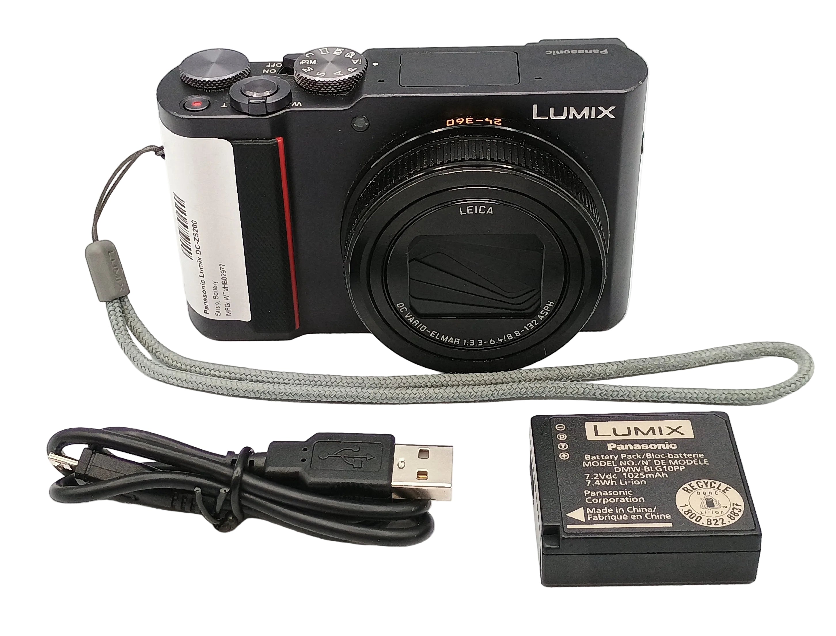 Panasonic Lumix DC-ZS200 Digital Compact Camera