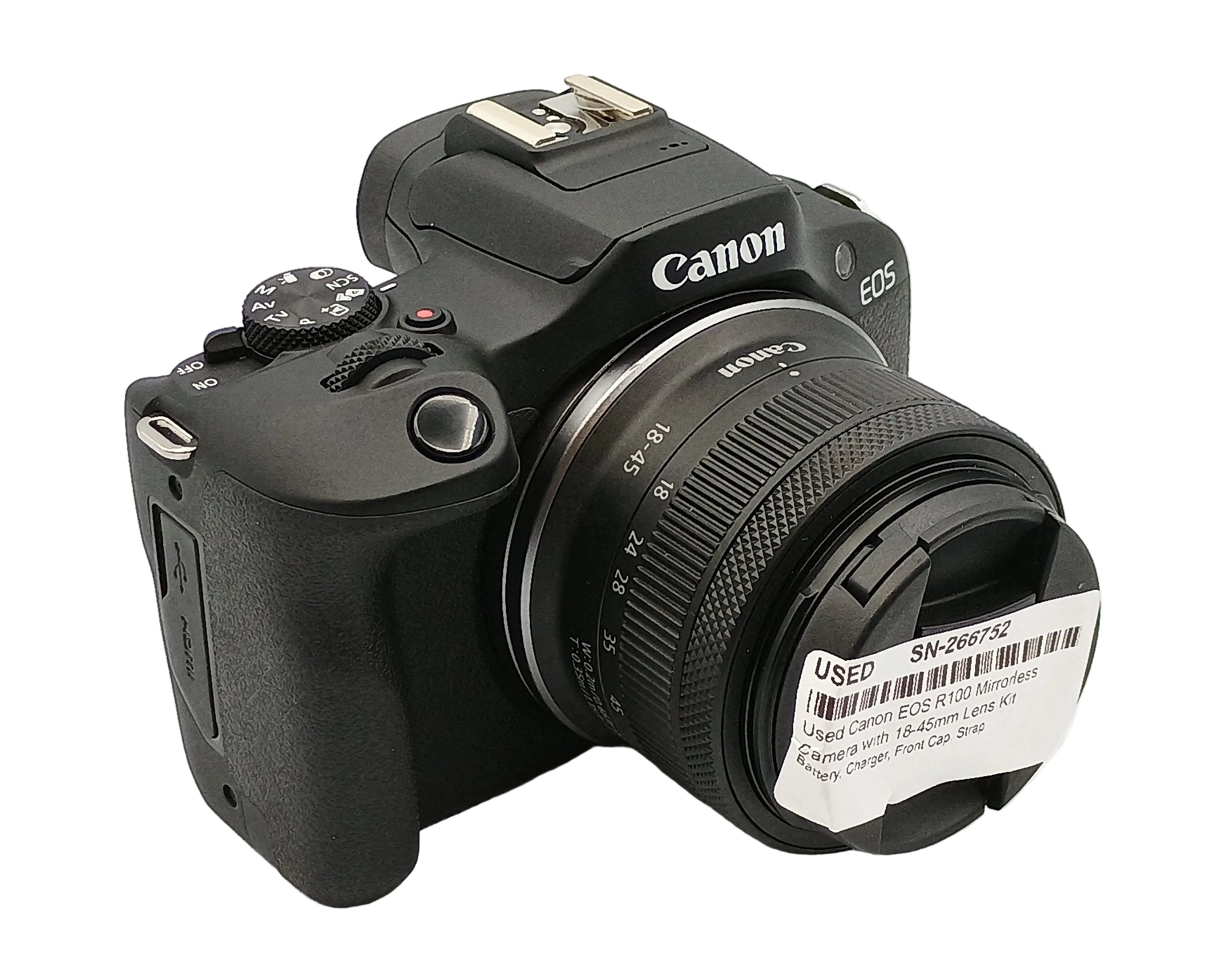 Used Canon EOS R100 Mirrorless Camera with 18-45mm Lens Kit