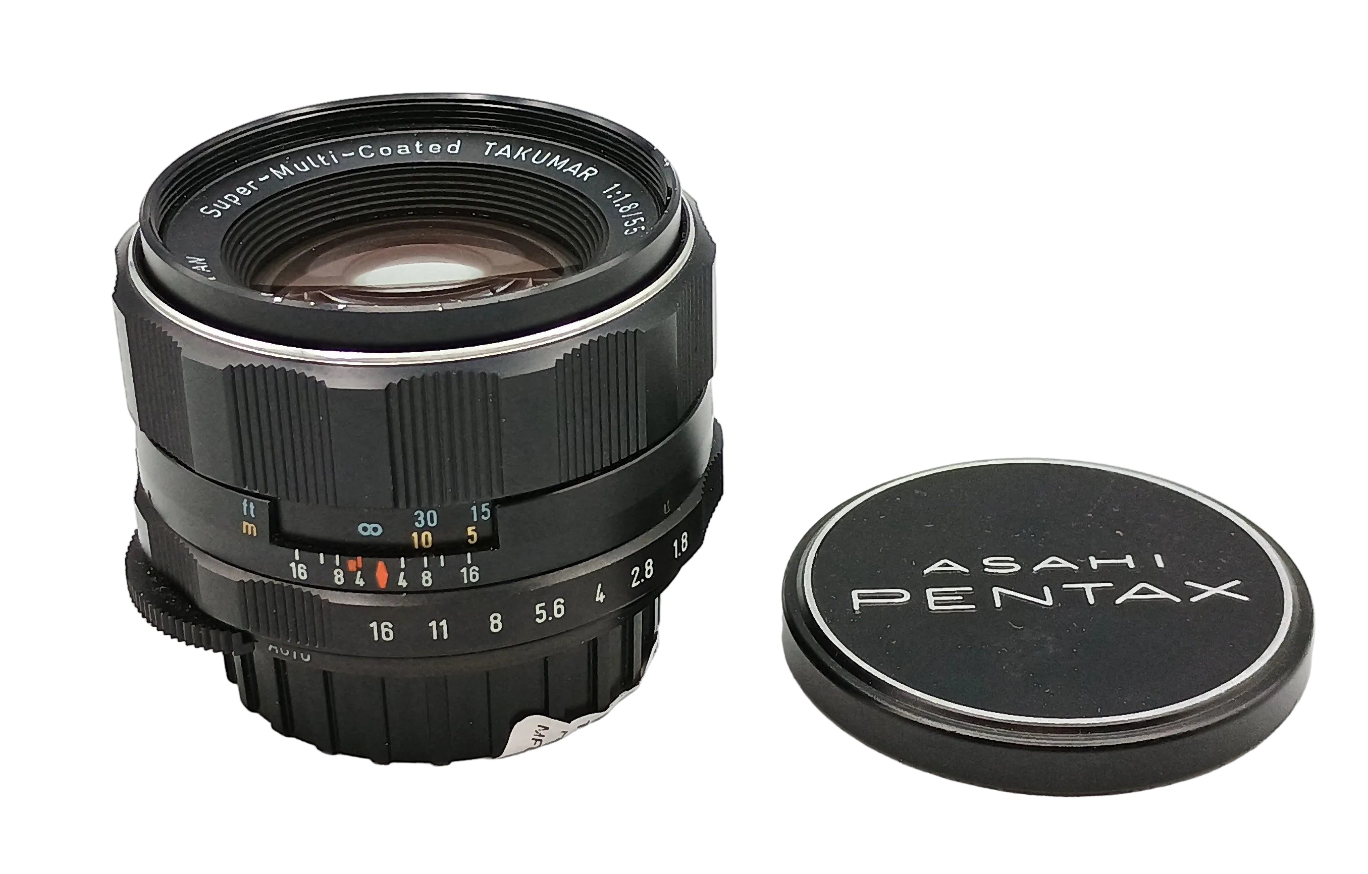 Used Asahi/Pentax 55mm f1.8 m42 Screw Mount Takumar Super-Multi-Coated
