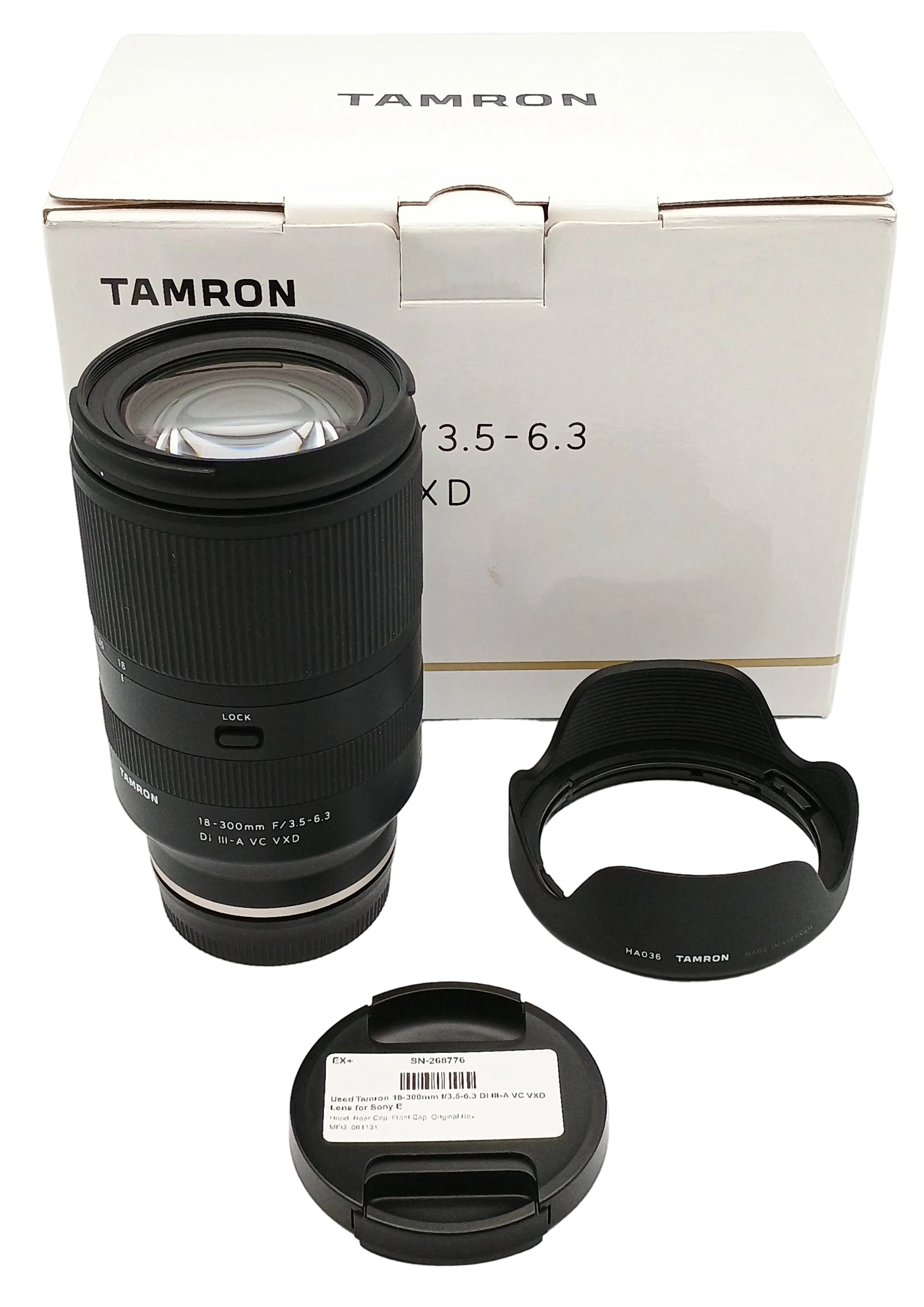Used Tamron 18-300mm f/3.5-6.3 Di III-A VC VXD Lens for Sony E