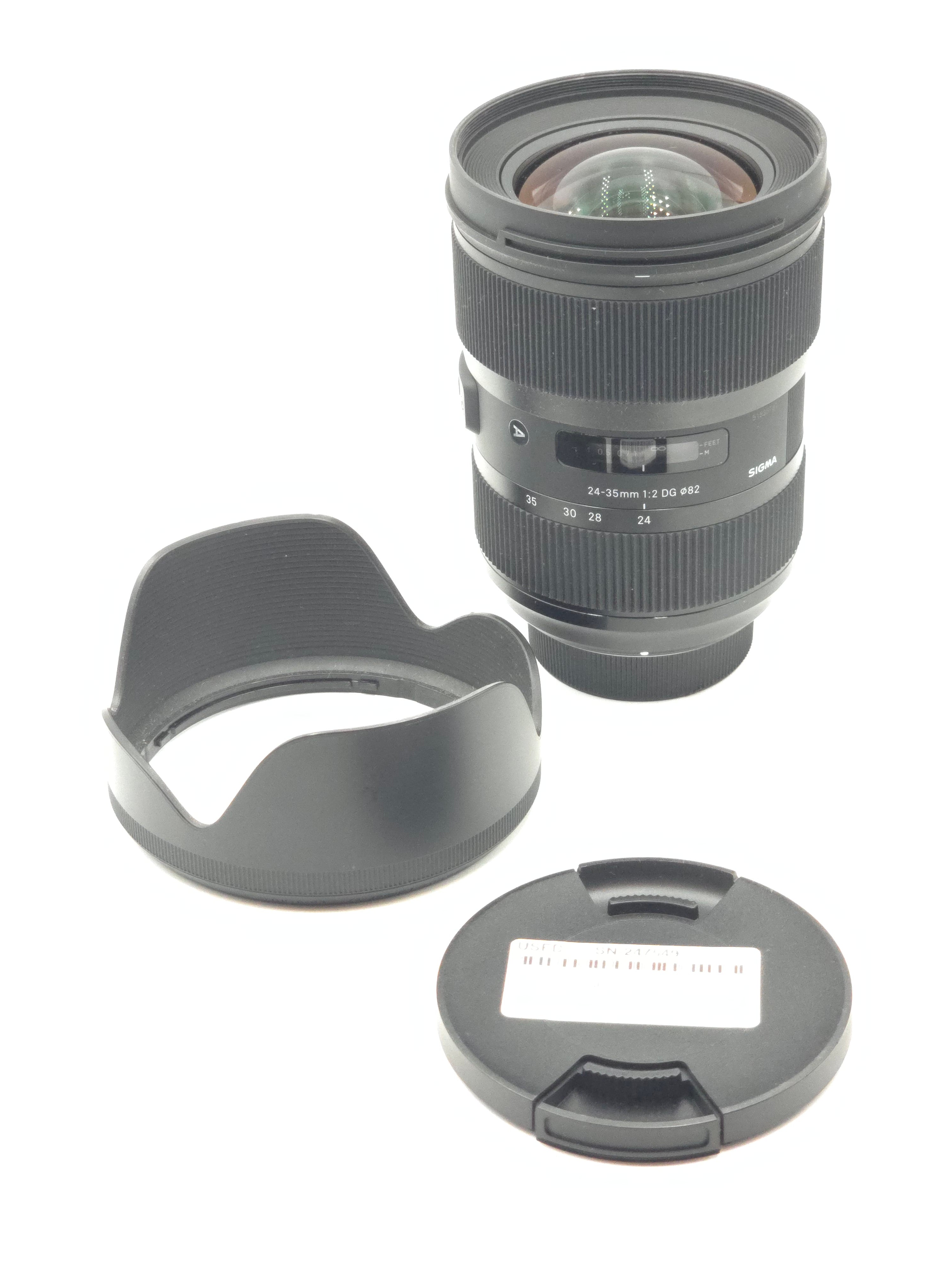 USED Sigma 24-35mm f/2 DG HSM Art Lens for NIKON