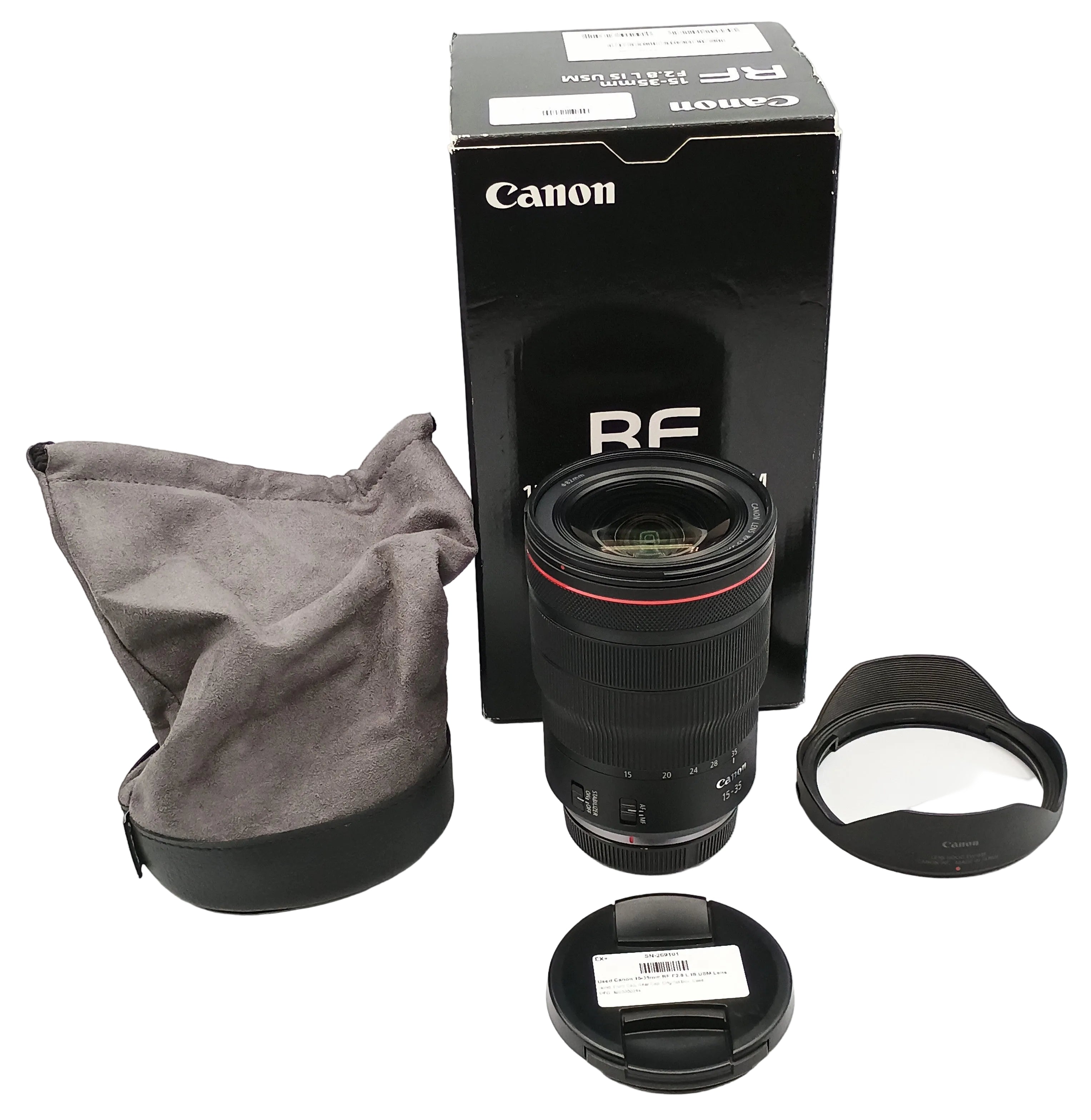 Used Canon 15-35mm RF F2.8 L IS USM Lens