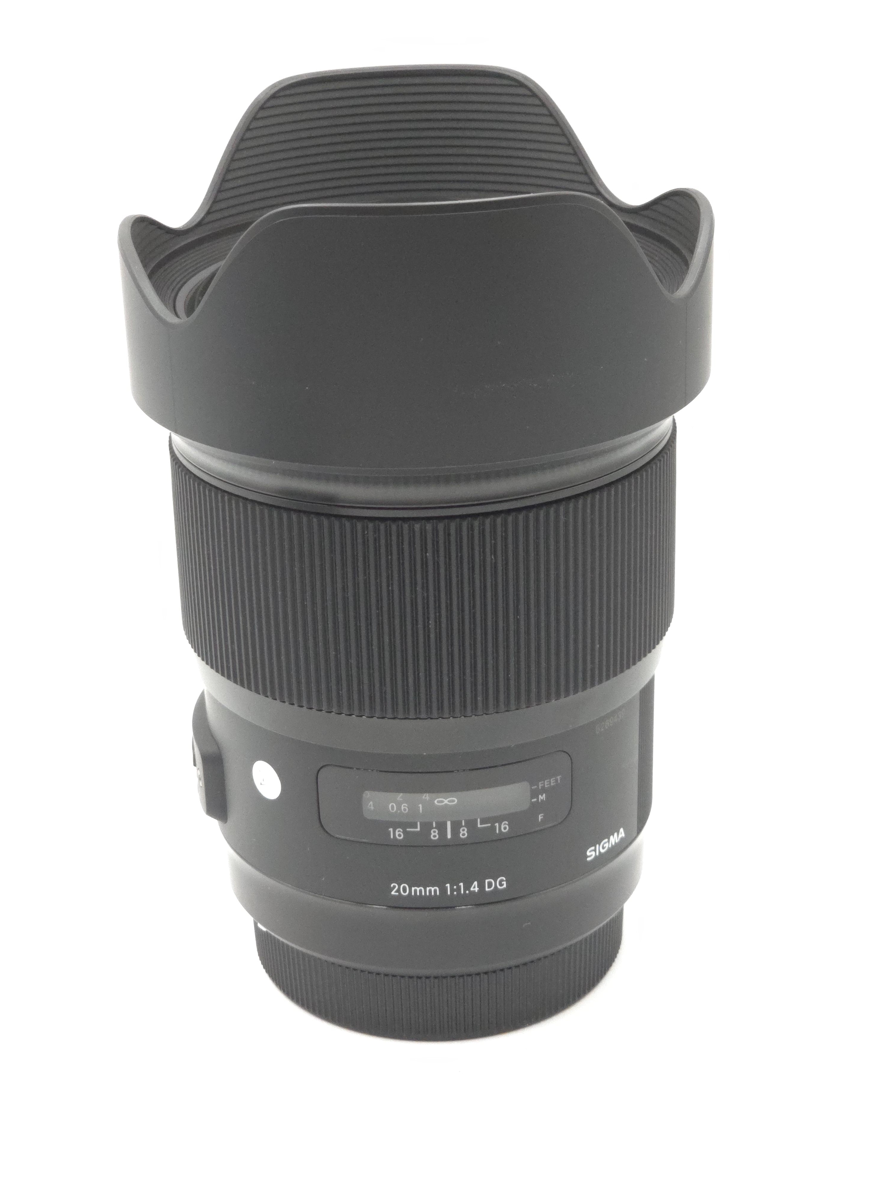 USED Sigma 20mm F1.4 Art DG HSM Lens for Canon